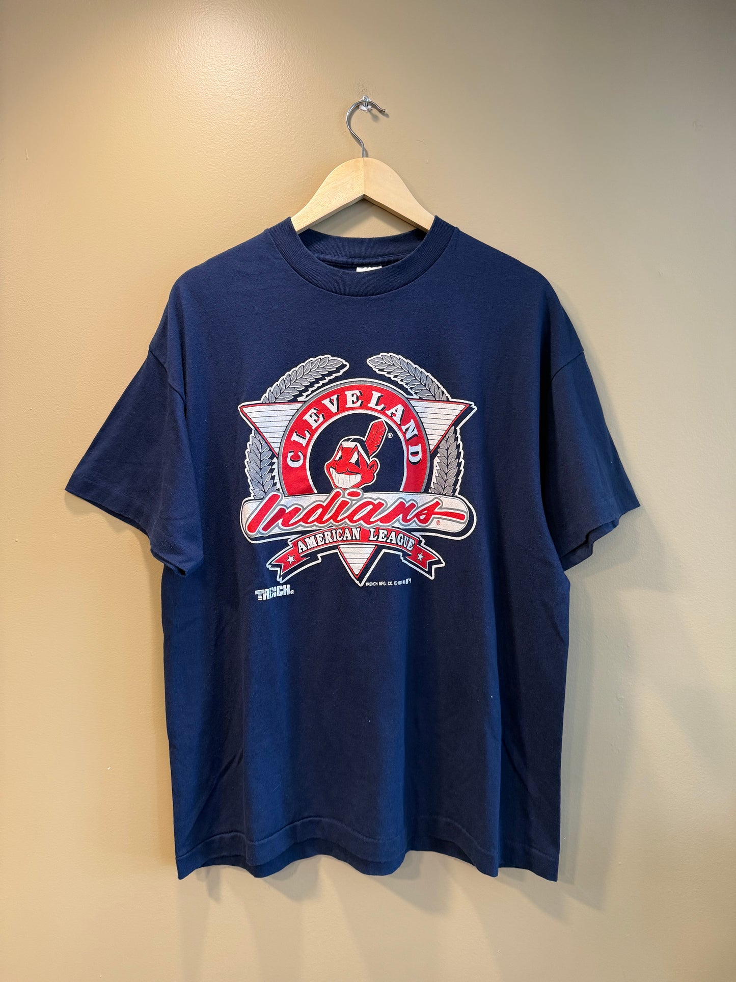 Vintage Cleveland Indians American League MLB T-Shirt- XL