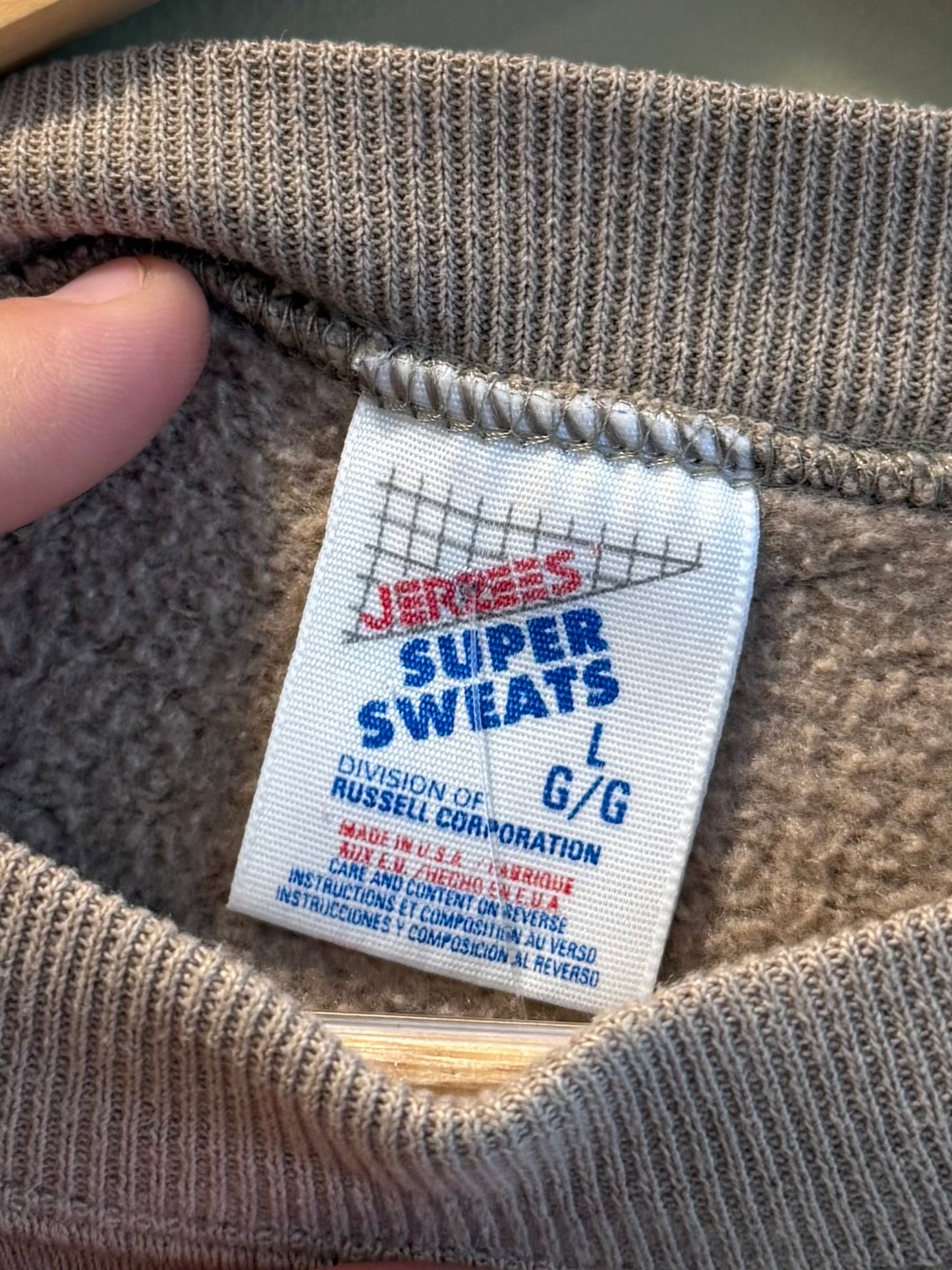 Vintage Key Largo Tan Crewneck Sweatshirt- L