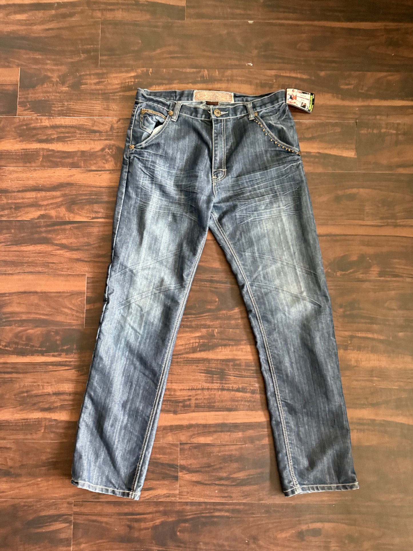 Vintage Y2K BG Studded Denim Jeans- 34x34