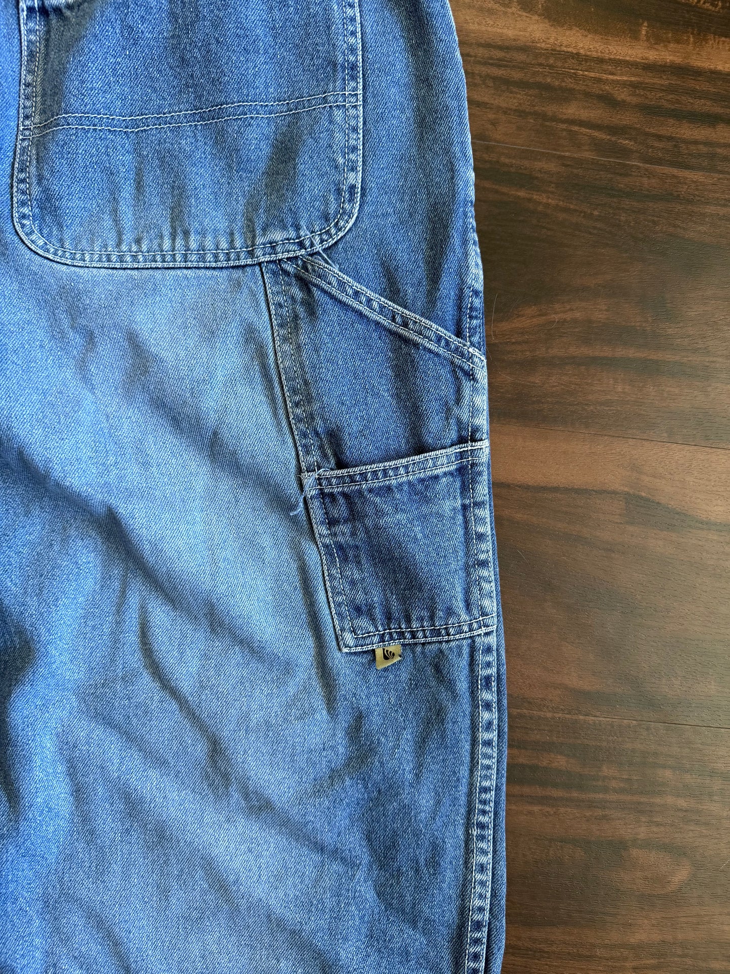 Vintage Y2K Plugg Carpenter Baggy Denim Jeans- 36x32
