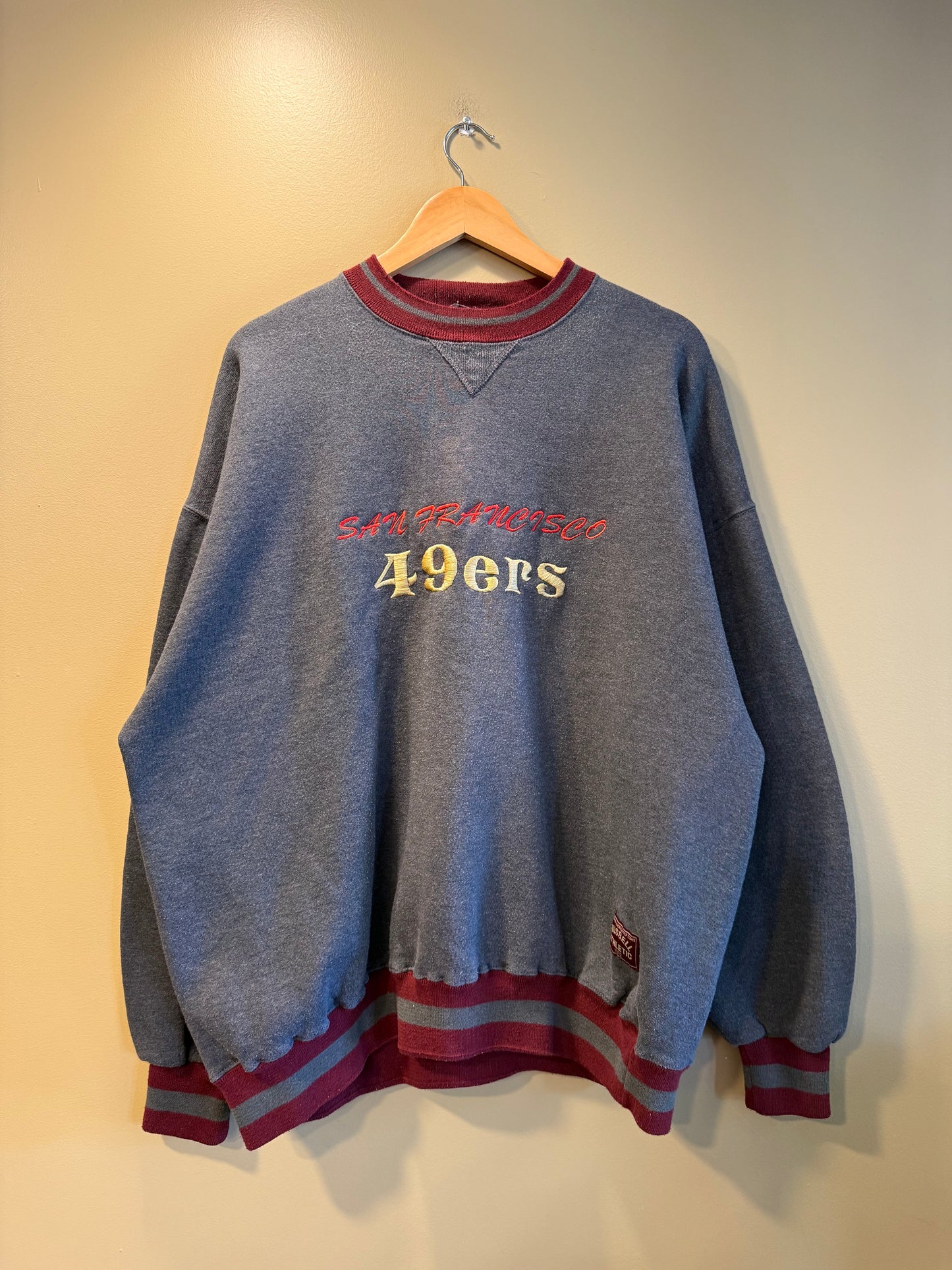 Vintage Russell Athletic San Francisco 49ers Two Tone Crewneck Sweatshirt- XXL