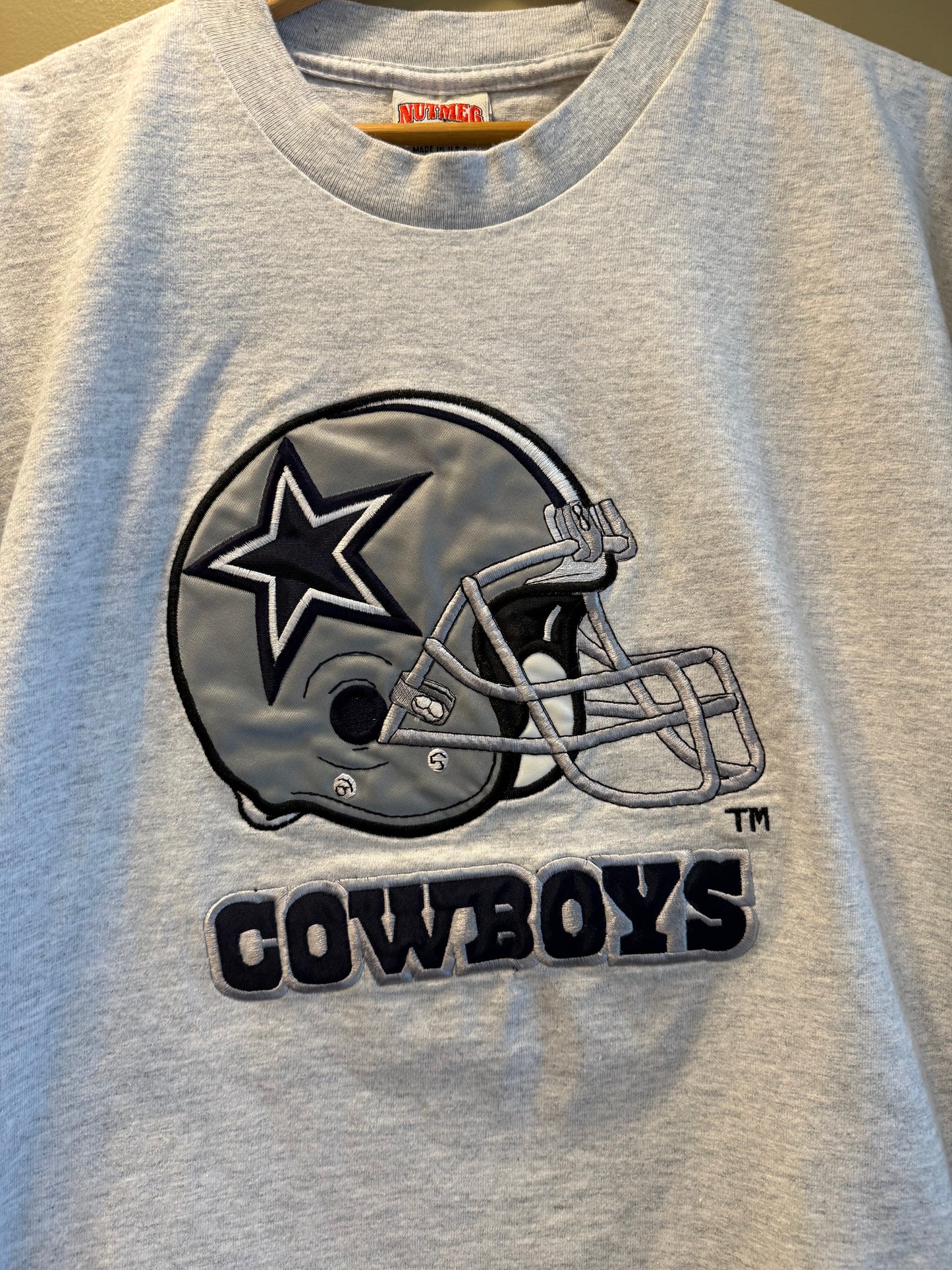 Vintage Nutmeg Dallas Cowboys NFL Gray T-Shirt- XL