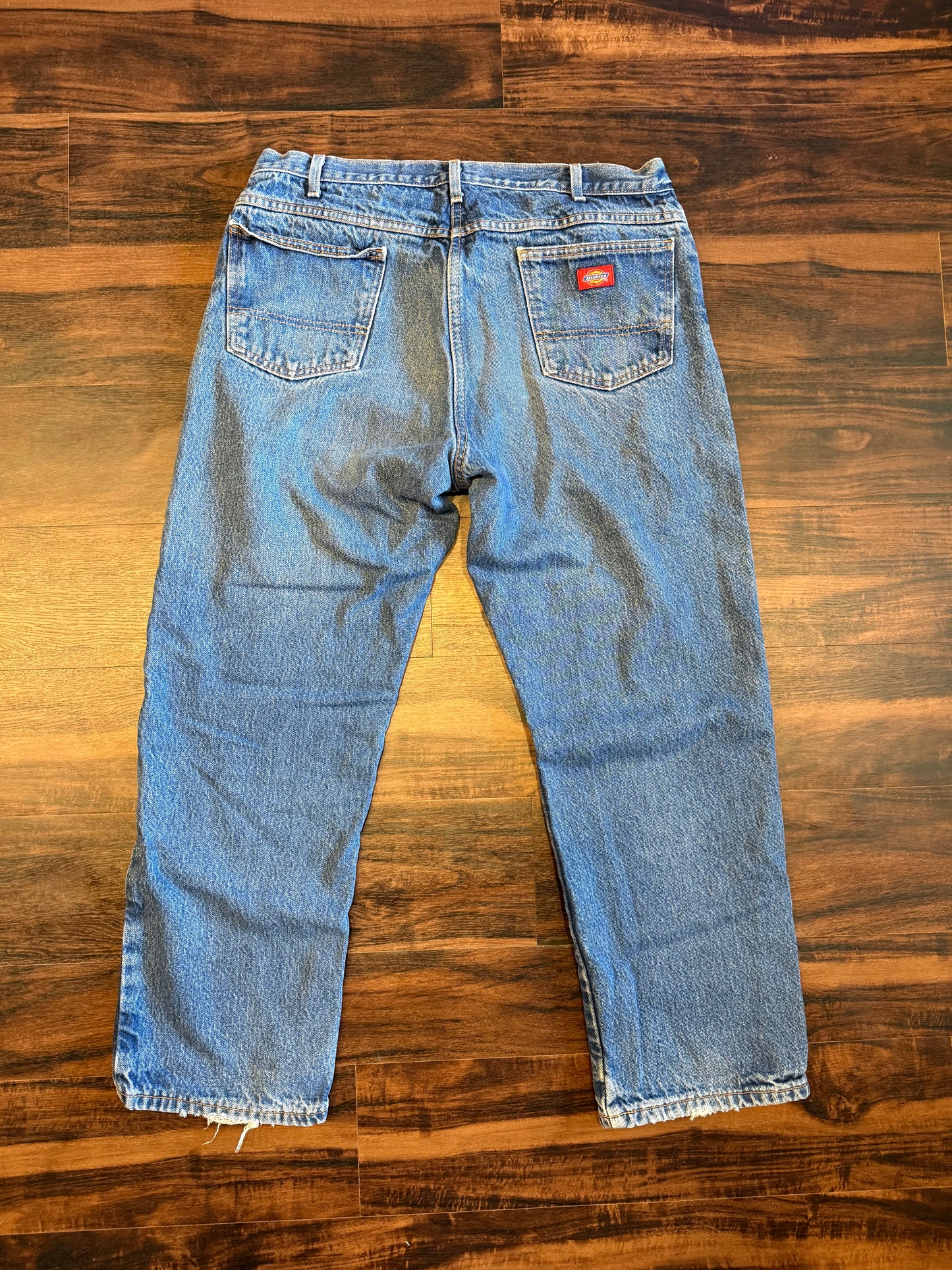 Vintage Dickies Light Wash Flannel Lined Jeans- 36x31