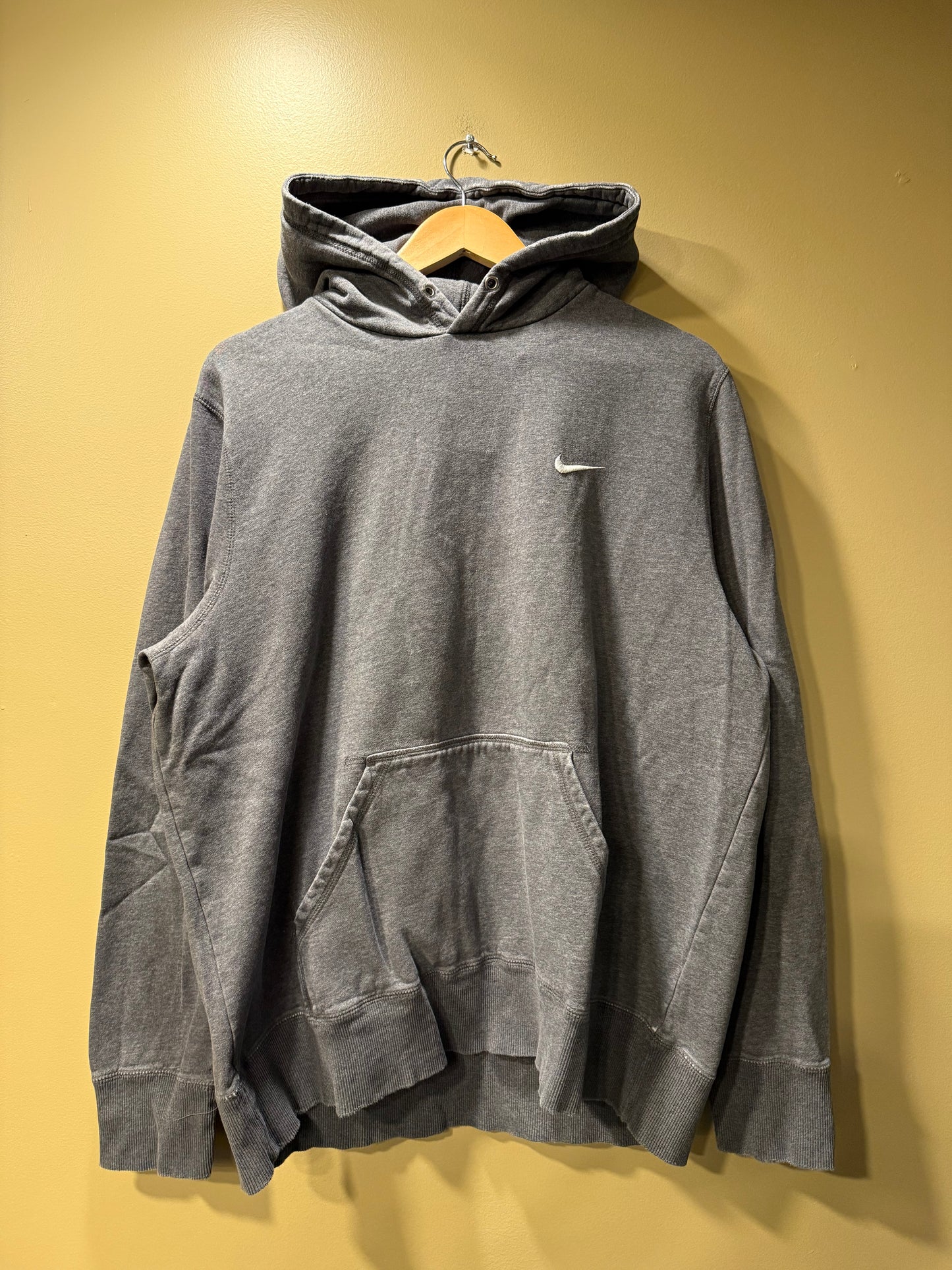 Vintage Nike Gray Hoodie Sweatshirt- XL