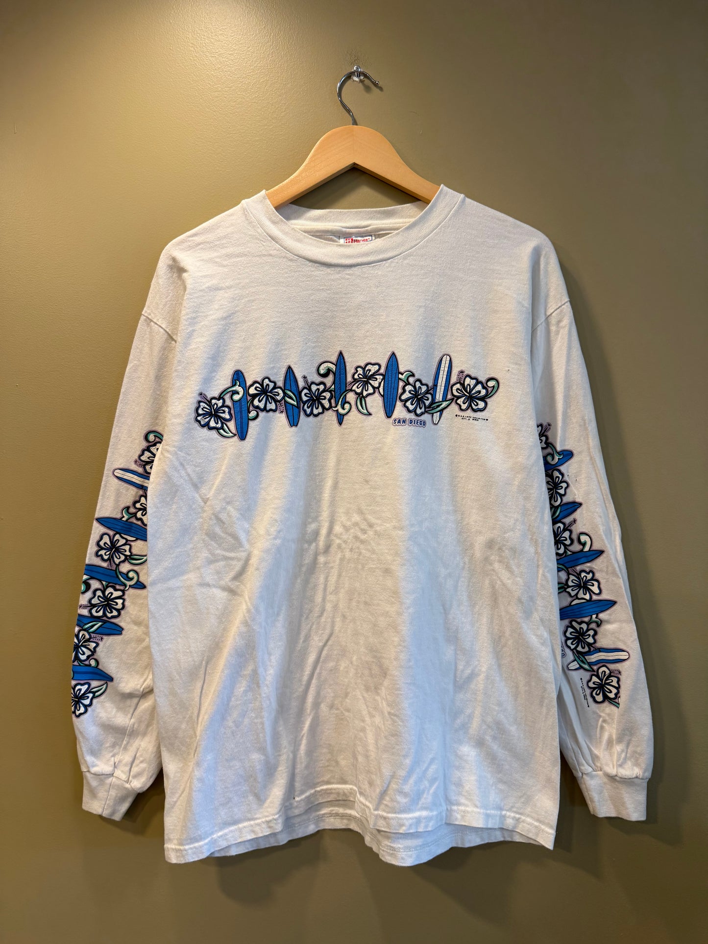 Vintage San Diego Surfboards Long Sleeve T-Shirt- L