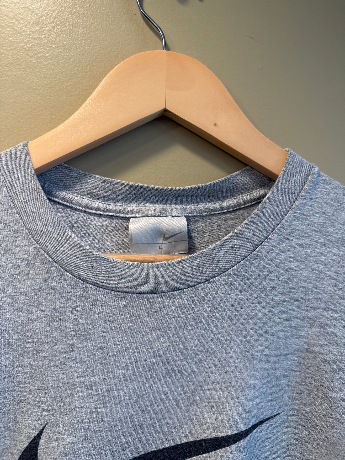 Vintage Nike Soccer Gray T-Shirt- L