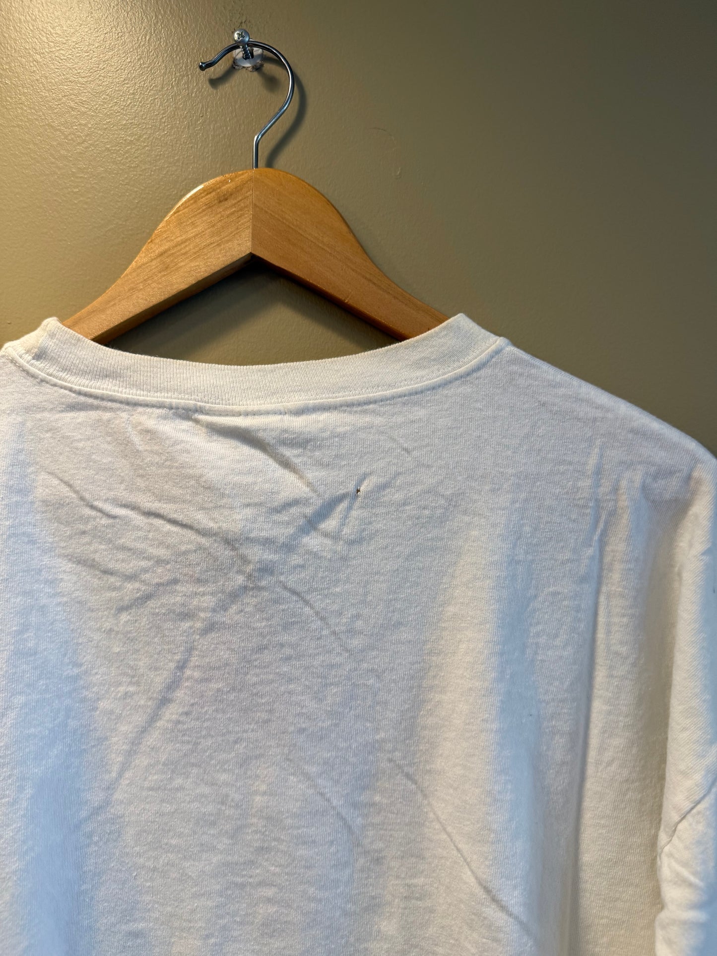 Vintage Guess Jeans Boxy White T-Shirt- XL