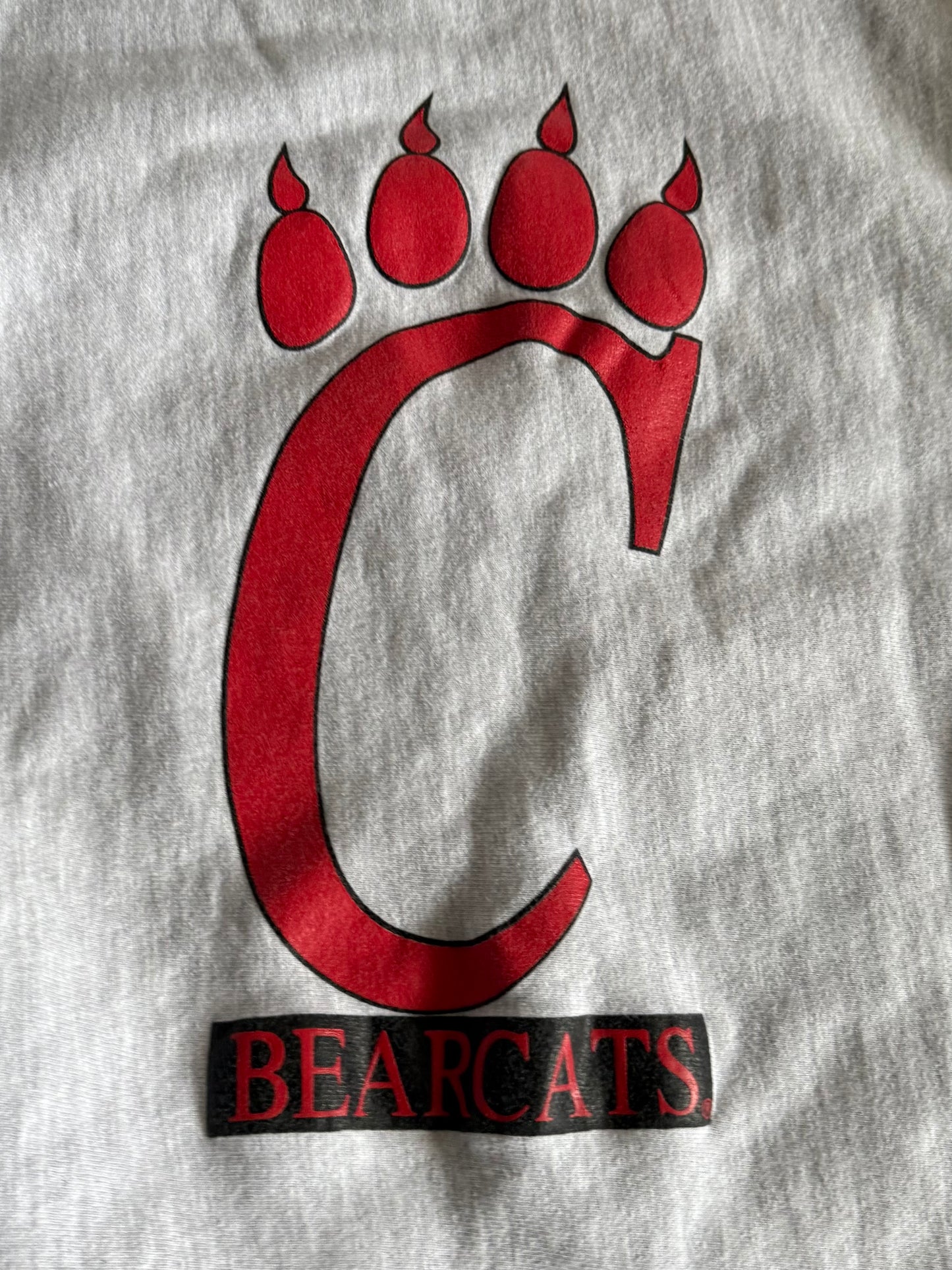 Vintage Champion Reverse Weave University of Cincinnati Bearcats Crewneck Sweatshirt- L
