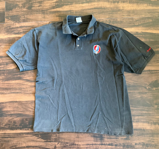 Vintage Grateful Dead Skull Polo Shirt- XL