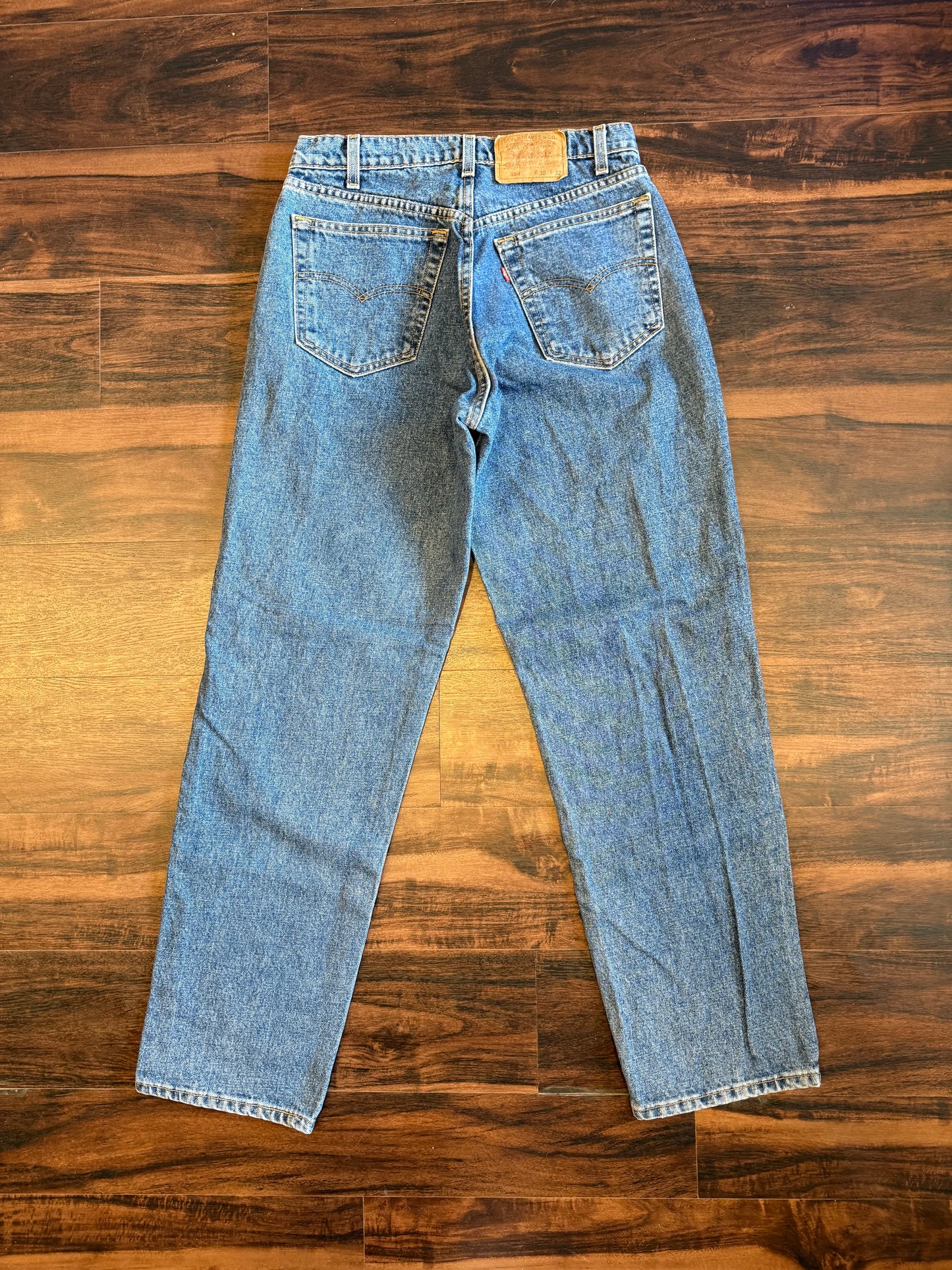 Vintage Levi’s 554 Dark Wash Denim Jeans- 30x33