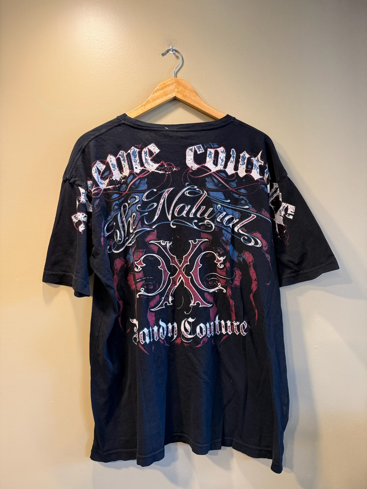 Vintage Y2K Xtreme Couture Skulls T-Shirt - XXL