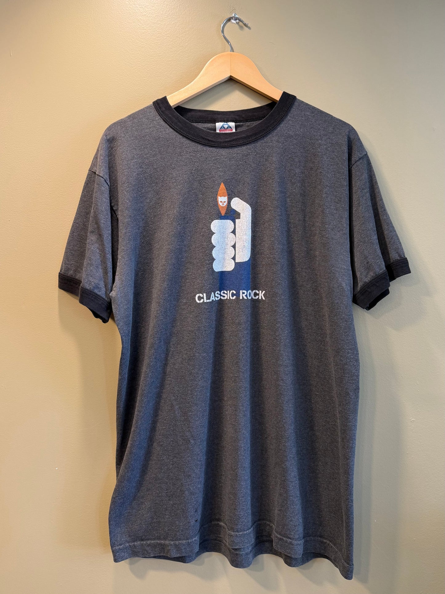 Vintage Y2K Napster Classic Rock Ringer T-Shirt- L