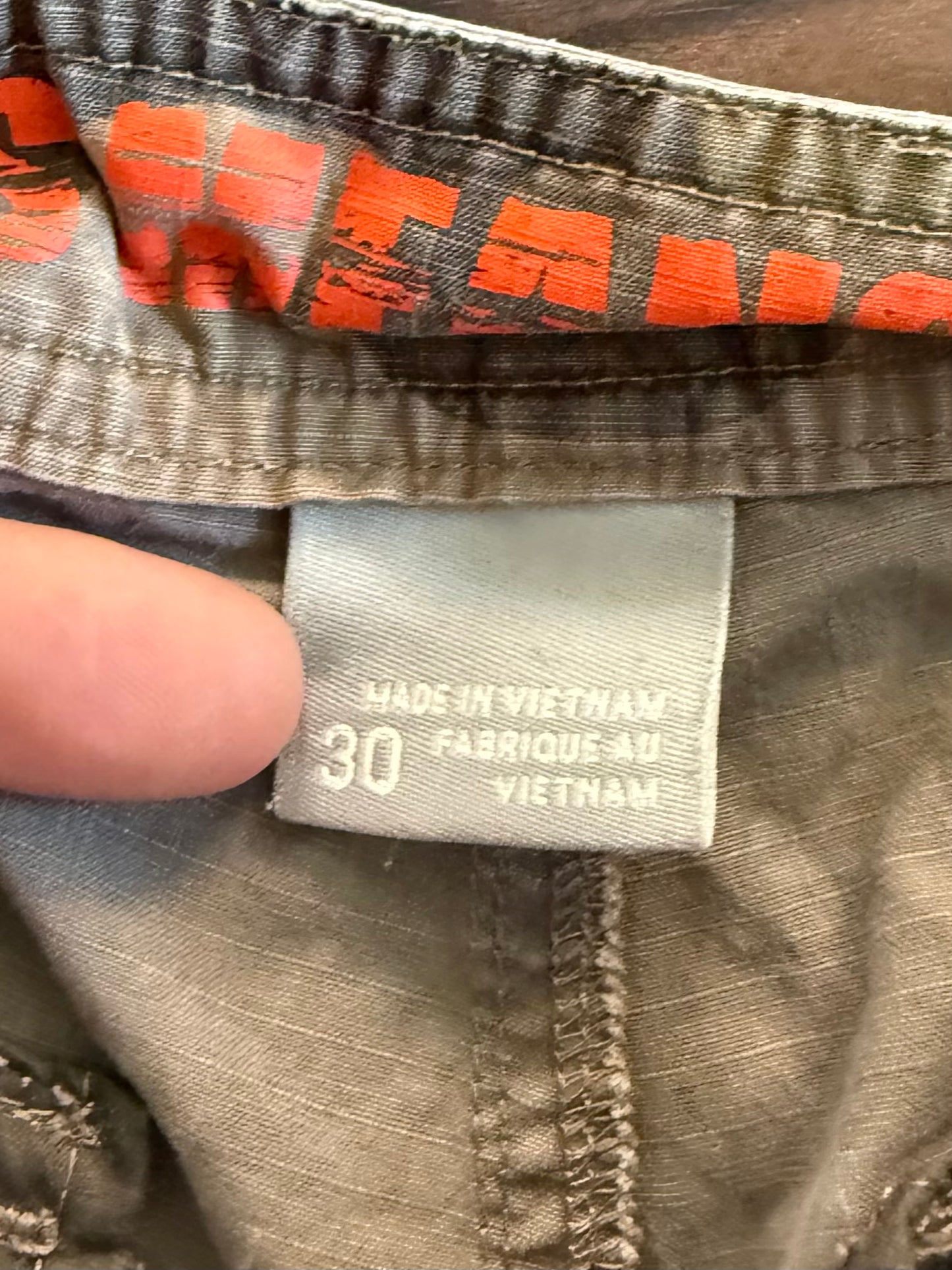 Vintage Nike ACG Dark Gray Tactical Cargo Shorts- 30