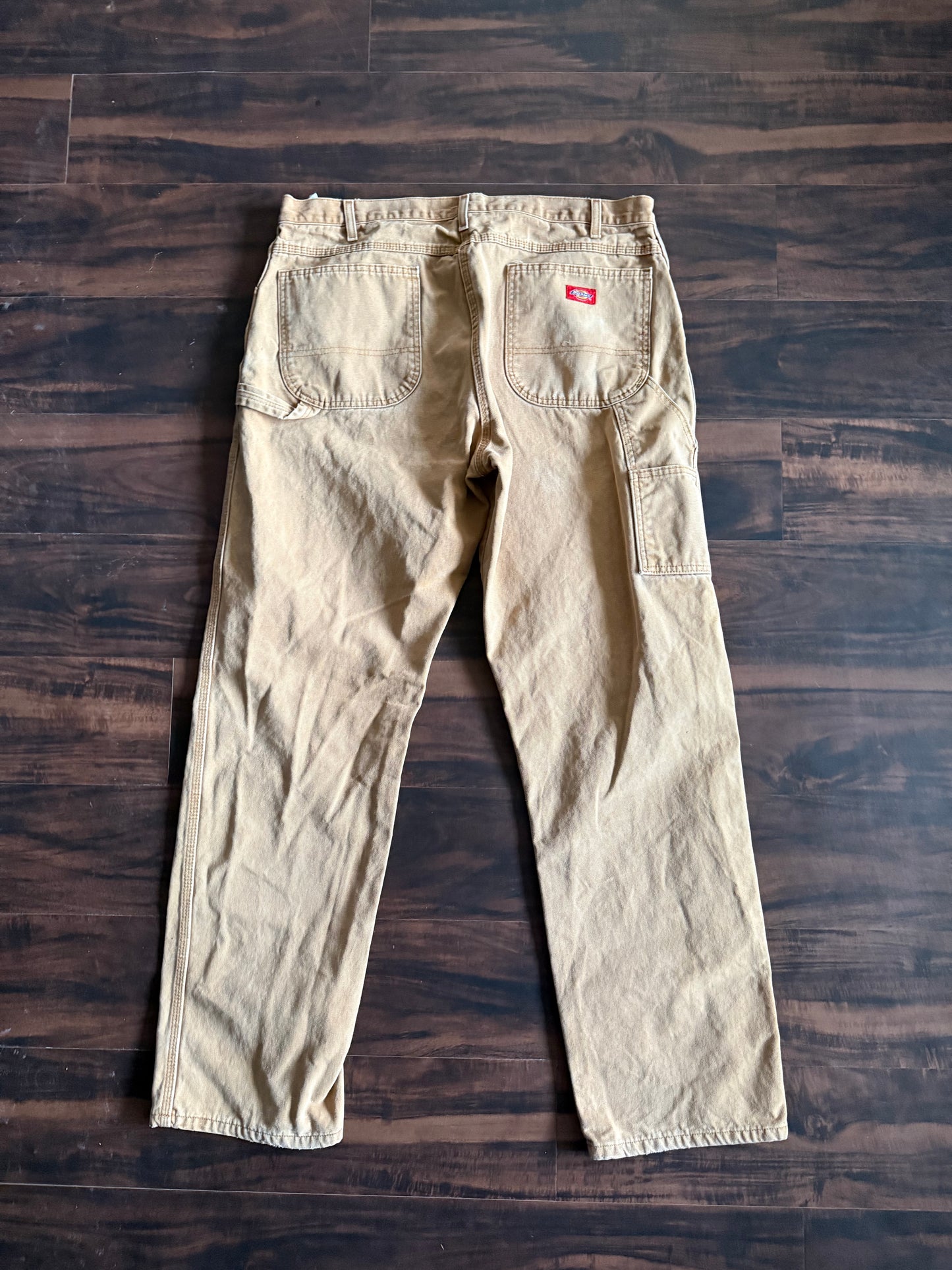 Vintage Dickies Tan Carpenter Cotton Canvas Pants- 36x33