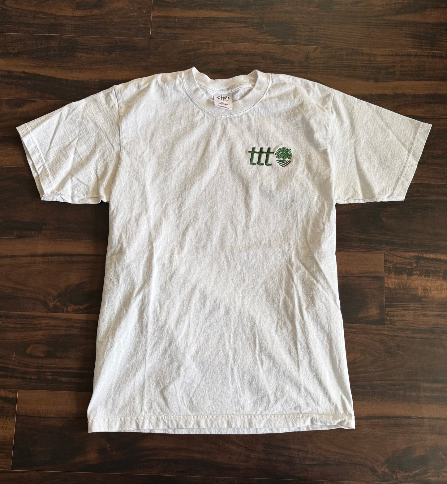 The Thrifting Tree White T-Shirt- L