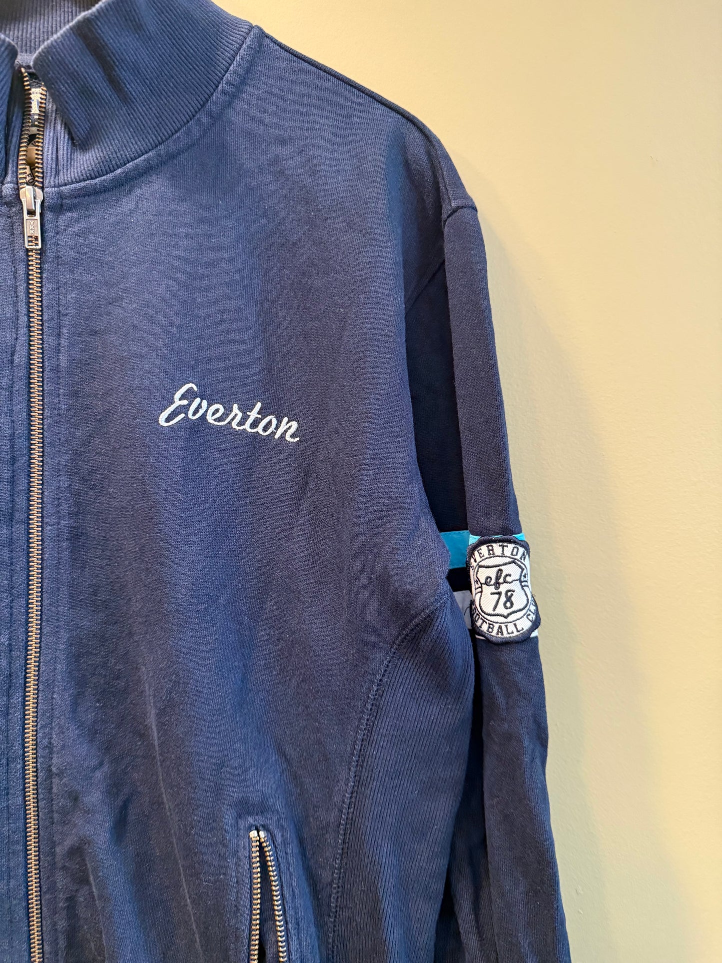 Vintage Everton FC Full-Zip Sweatshirt Jacket- M