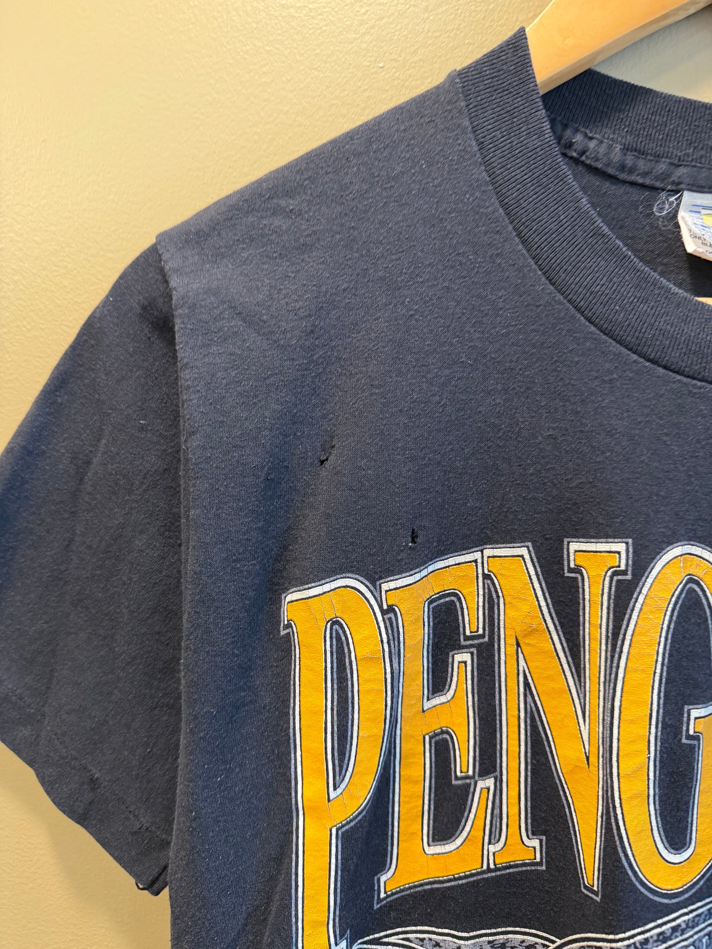Vintage Pittsburgh Penguins NHL Black T-Shirt- M