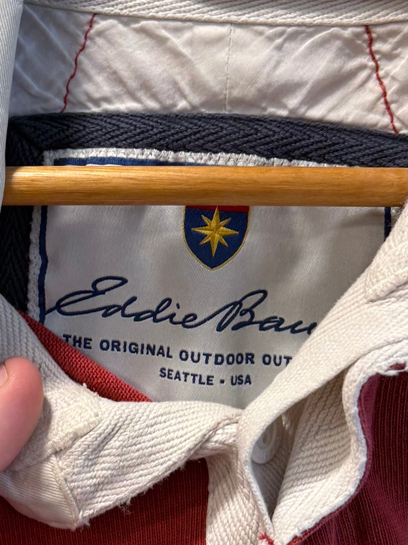 Vintage Eddie Bauer Outdoors Gear Red Polo Shirt- L