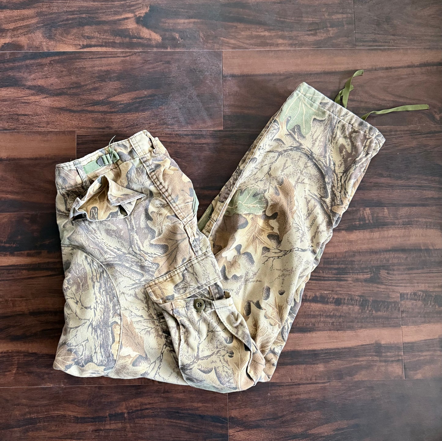 Vintage Tree Camouflage Cargo Military Pants- 30x30