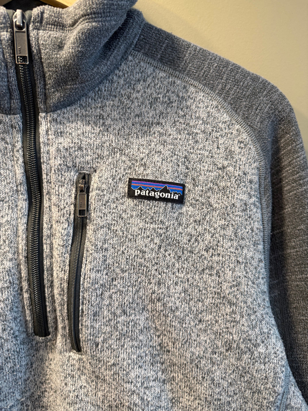 Vintage Patagonia Gray Tech Fleece Jacket- M