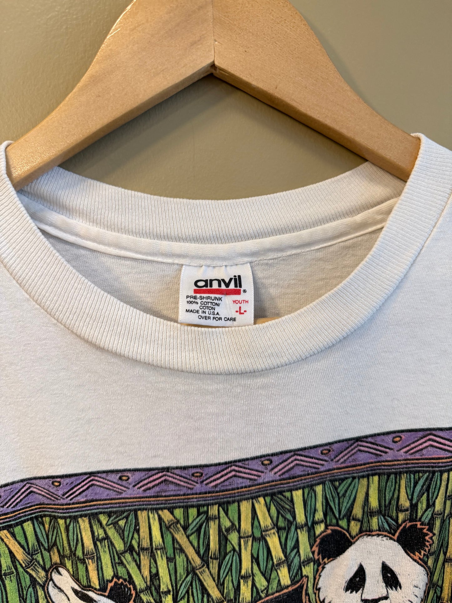 Vintage Giant Pandas Bear Us In Mind T-Shirt- S