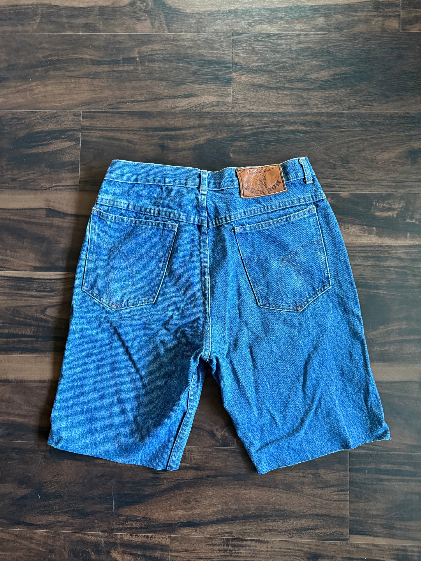 Vintage Eddie Bauer Buck Run Denim Jean Shorts- 32