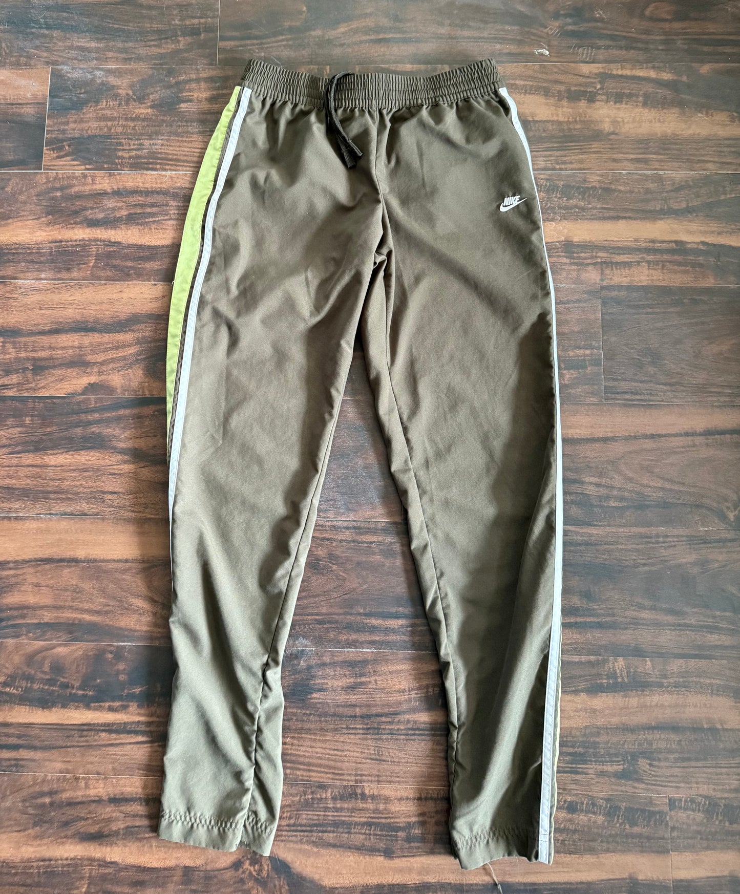Vintage Nike Olive Green Track Pants- 30x31