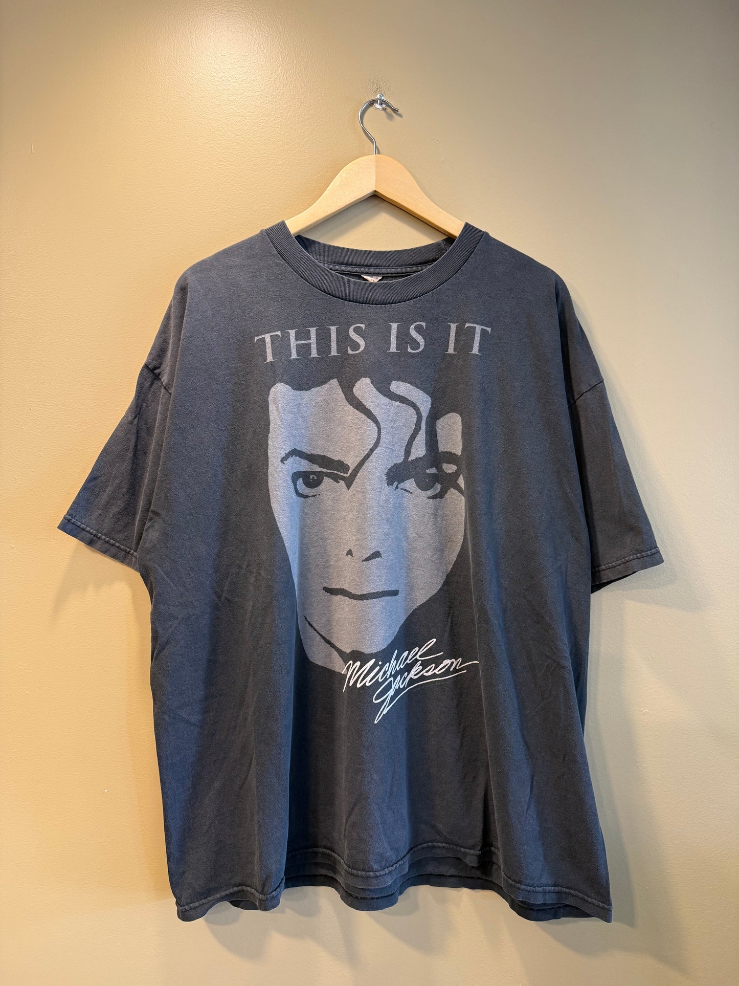 Vintage Michael Jackson This Is It Black T-Shirt- XL