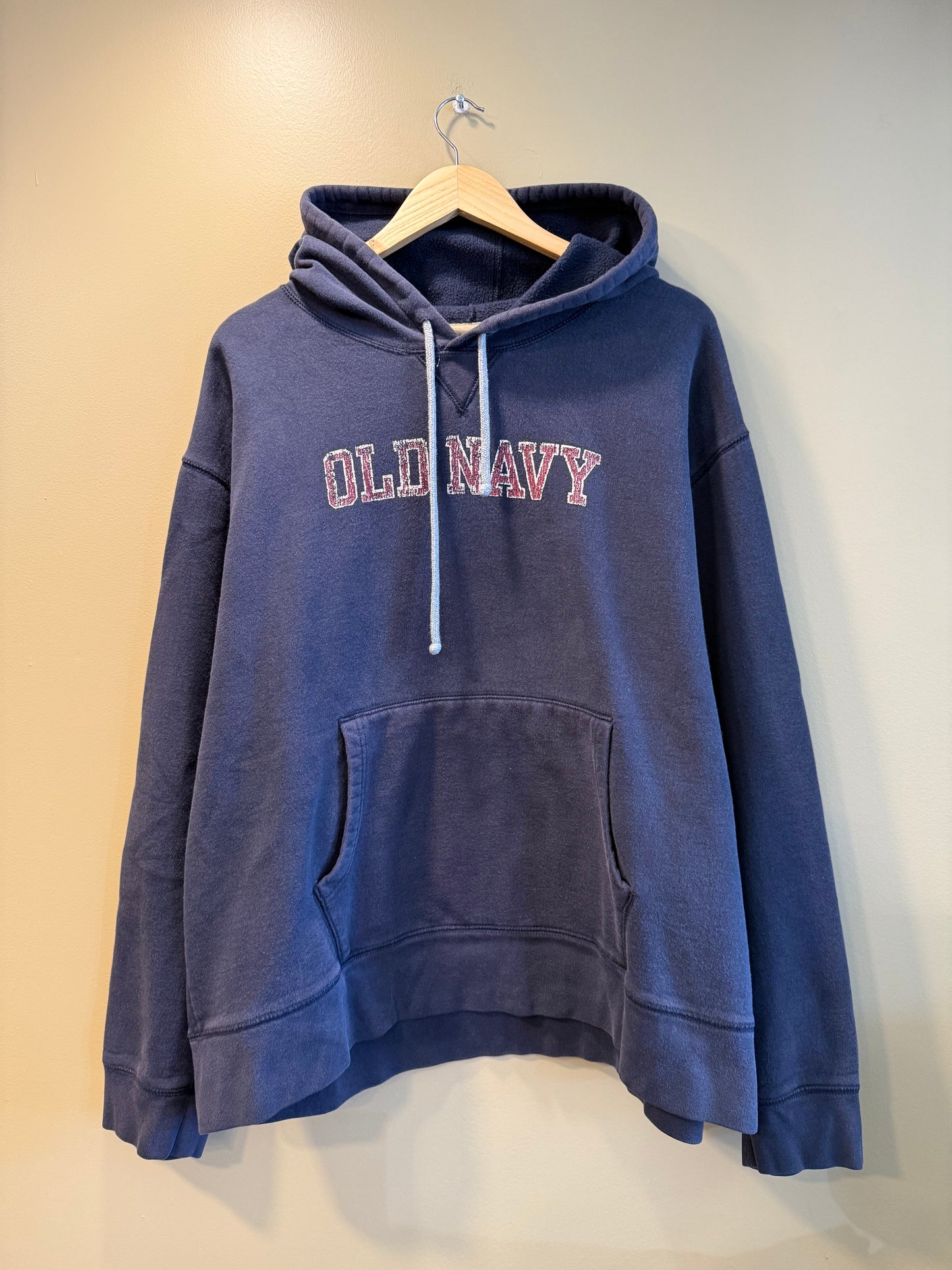 Vintage Y2K Old Navy Blue Hoodie Sweatshirt- XXL