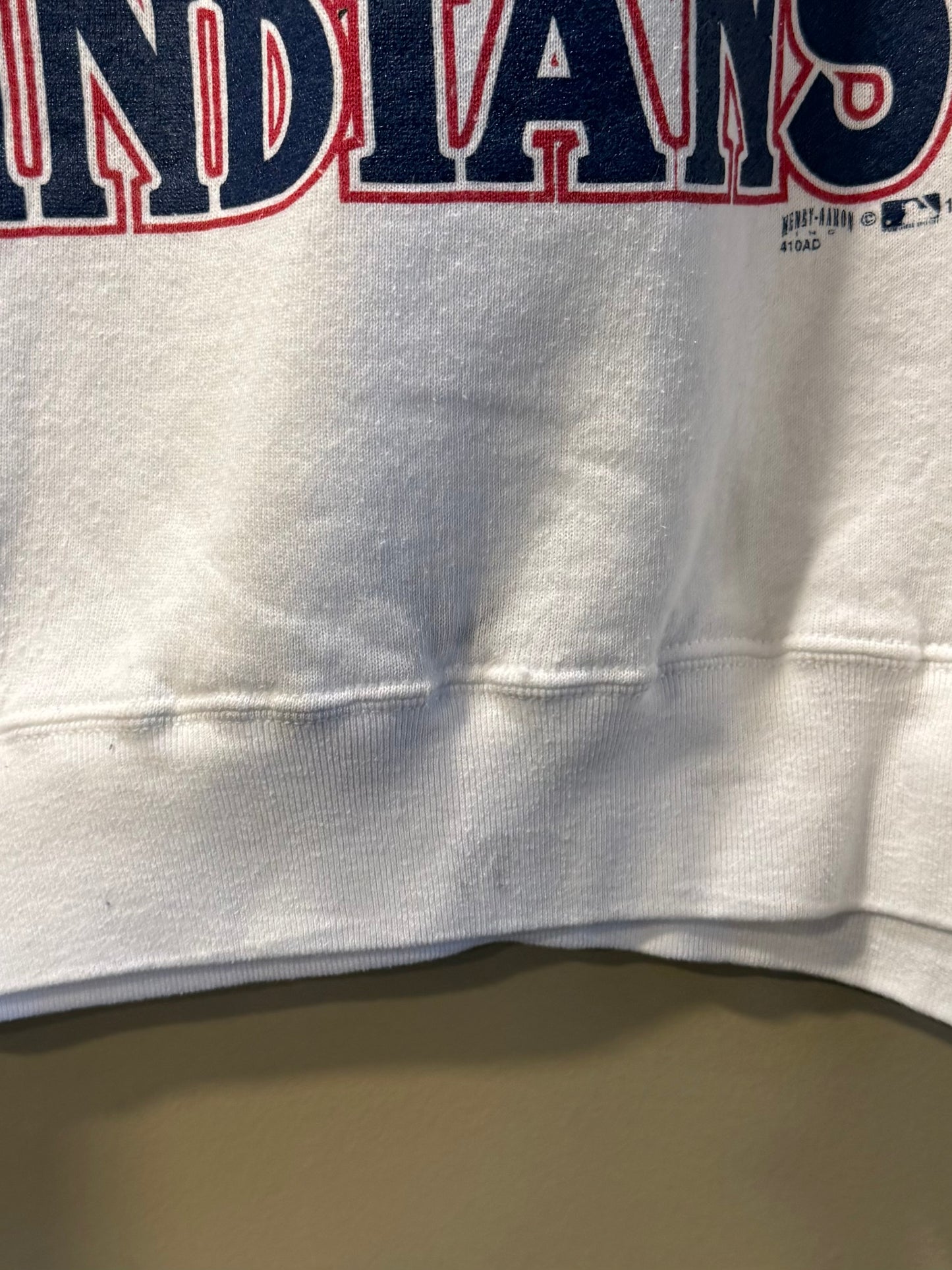 Vintage Cleveland Indians American League Champions Crewneck Sweatshirt- L