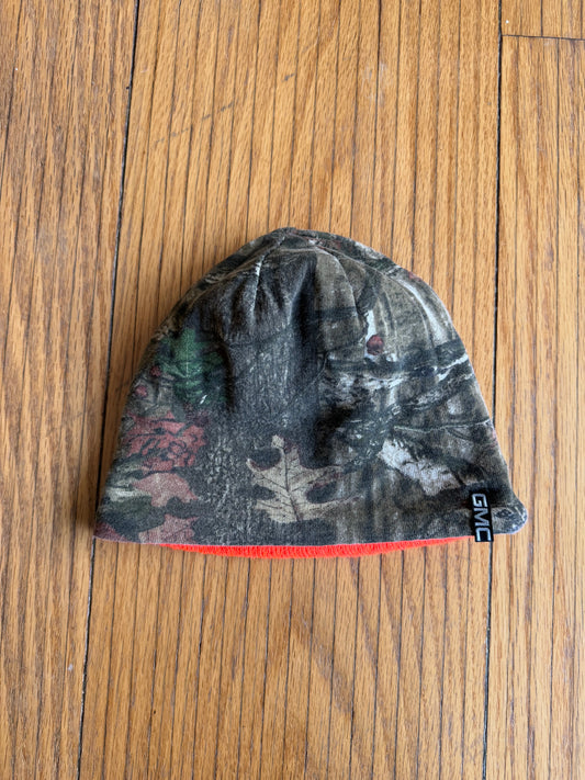 Vintage GMC Real Tree Camouflage Skull Cap Beanie