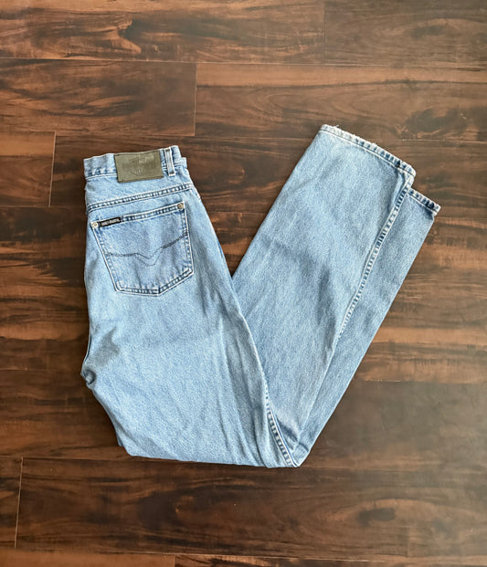 Vintage Harley Davidson Light Wash Denim Jeans- 32x36