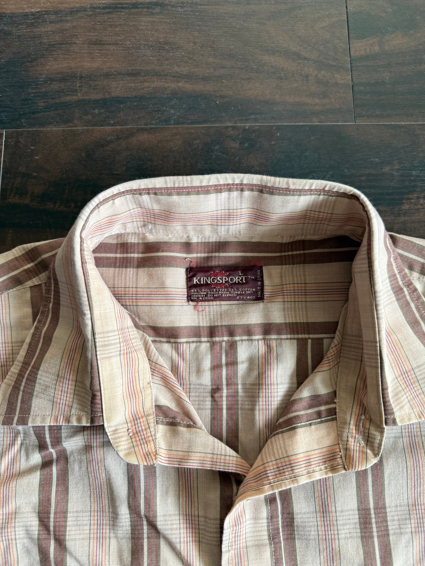 Vintage Kingsport Western Button-Up Shirt- L