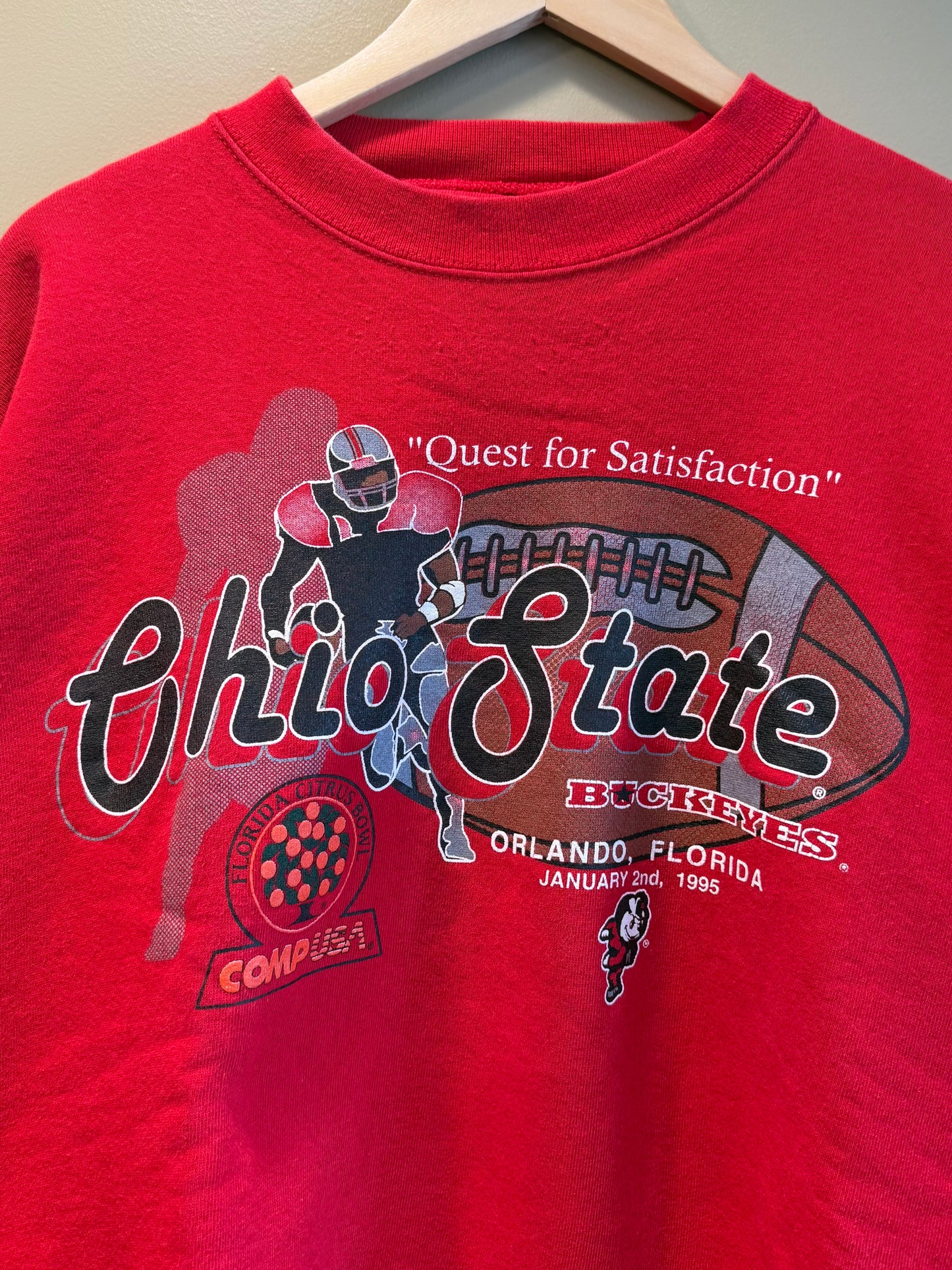 Vintage Ohio State Buckeyes Citrus Bowl Red Crewneck Sweatshirt- XL/XXL