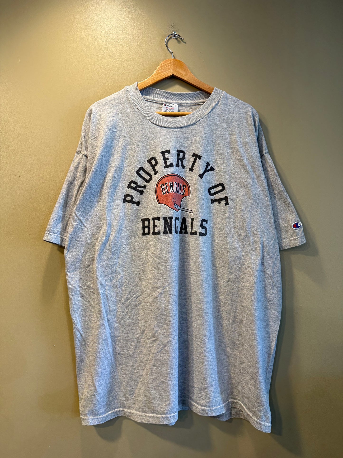 Vintage Cincinnati Bengals Gray T-Shirt- XXL