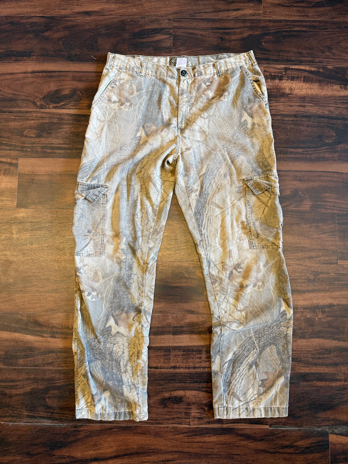Vintage Whitewater Outdoors Faded Camo Cargo Pants- 36x33