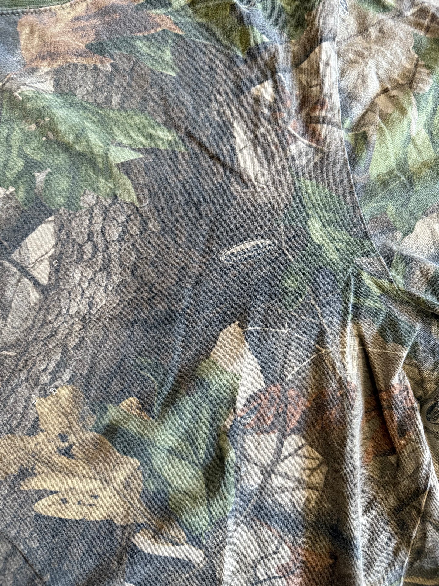 Vintage Real Tree Camouflage Boxy T-Shirt- XL