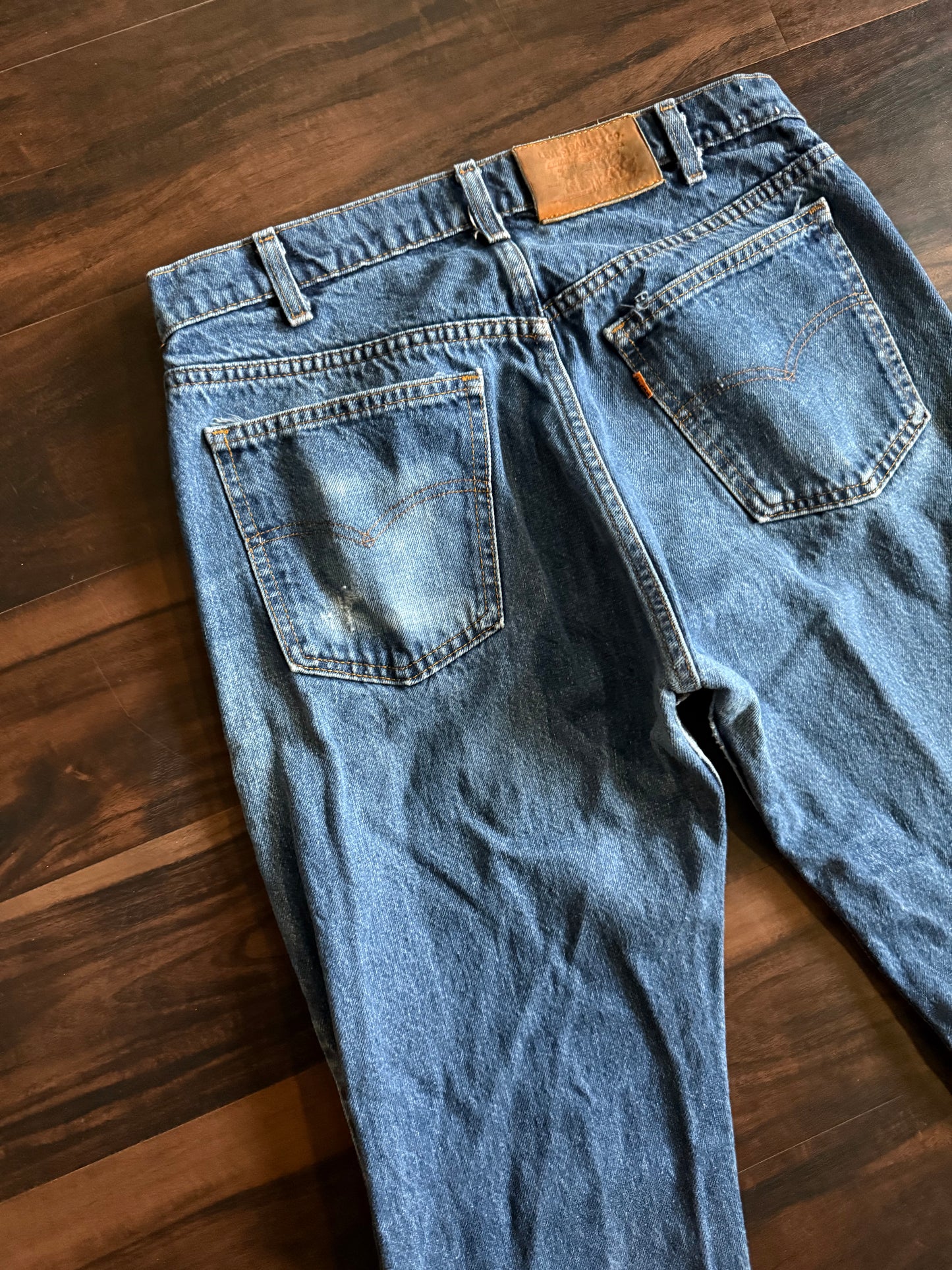 Vintage Levi’s Orange Tab Dark Wash Denim Jeans- 32x32