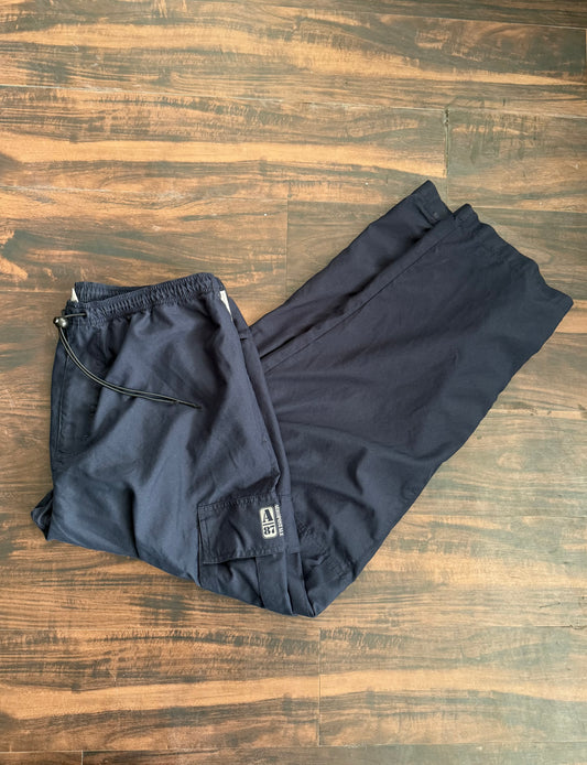 Vintage Aeropostale Black Cargo Jogger Track Pants- XL