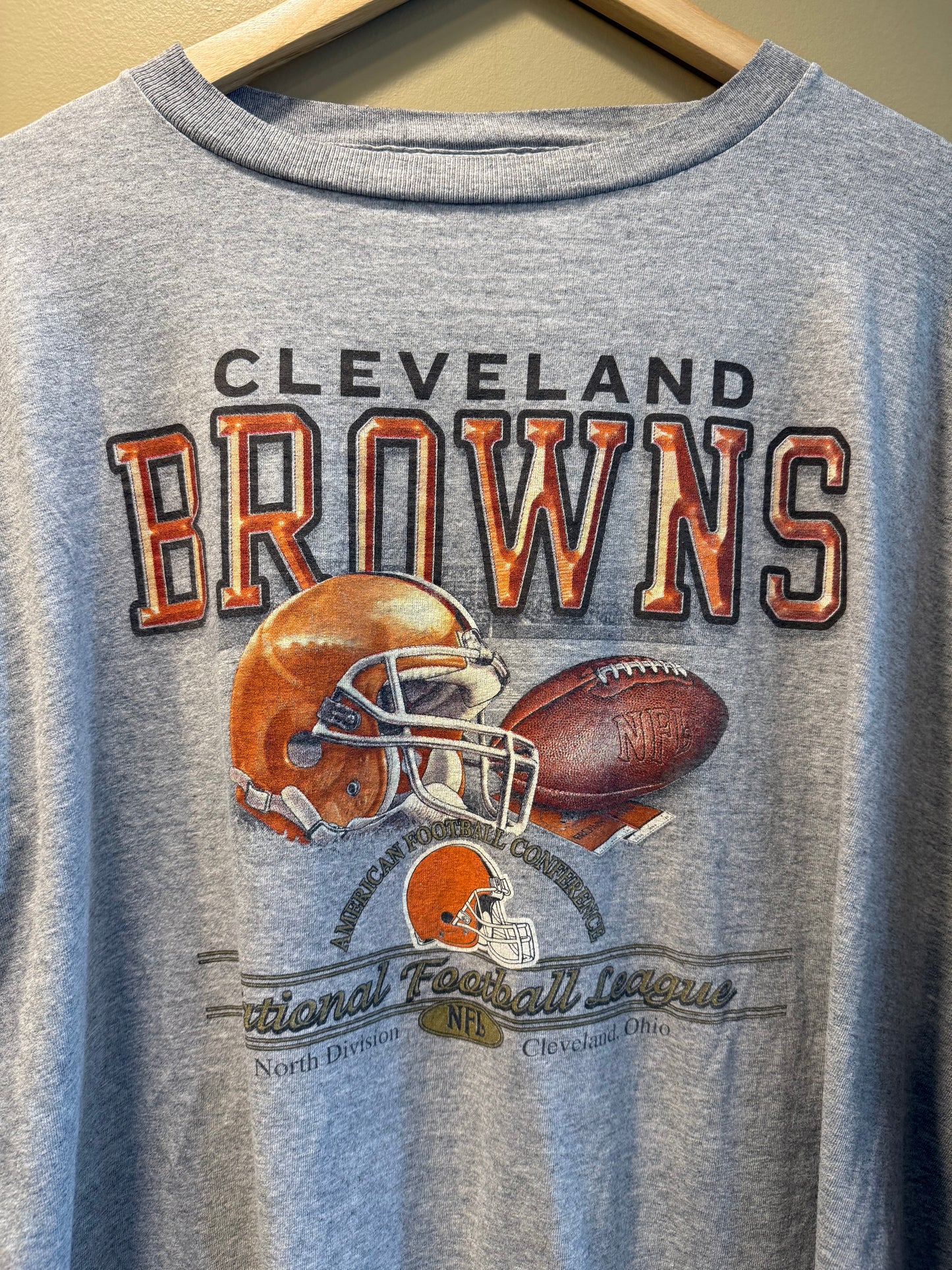 Vintage Cleveland Browns Long Sleeve T-Shirt- L