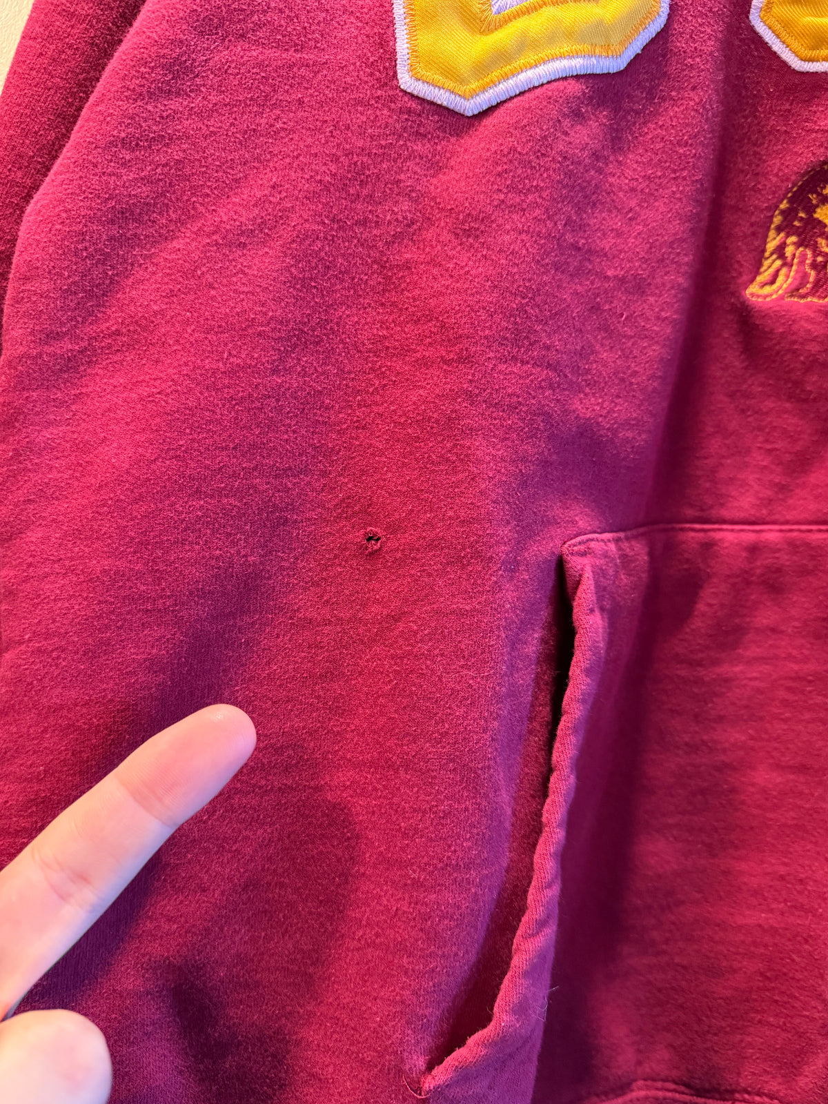 Vintage USC Trojans Red Hoodie Sweatshirt- L
