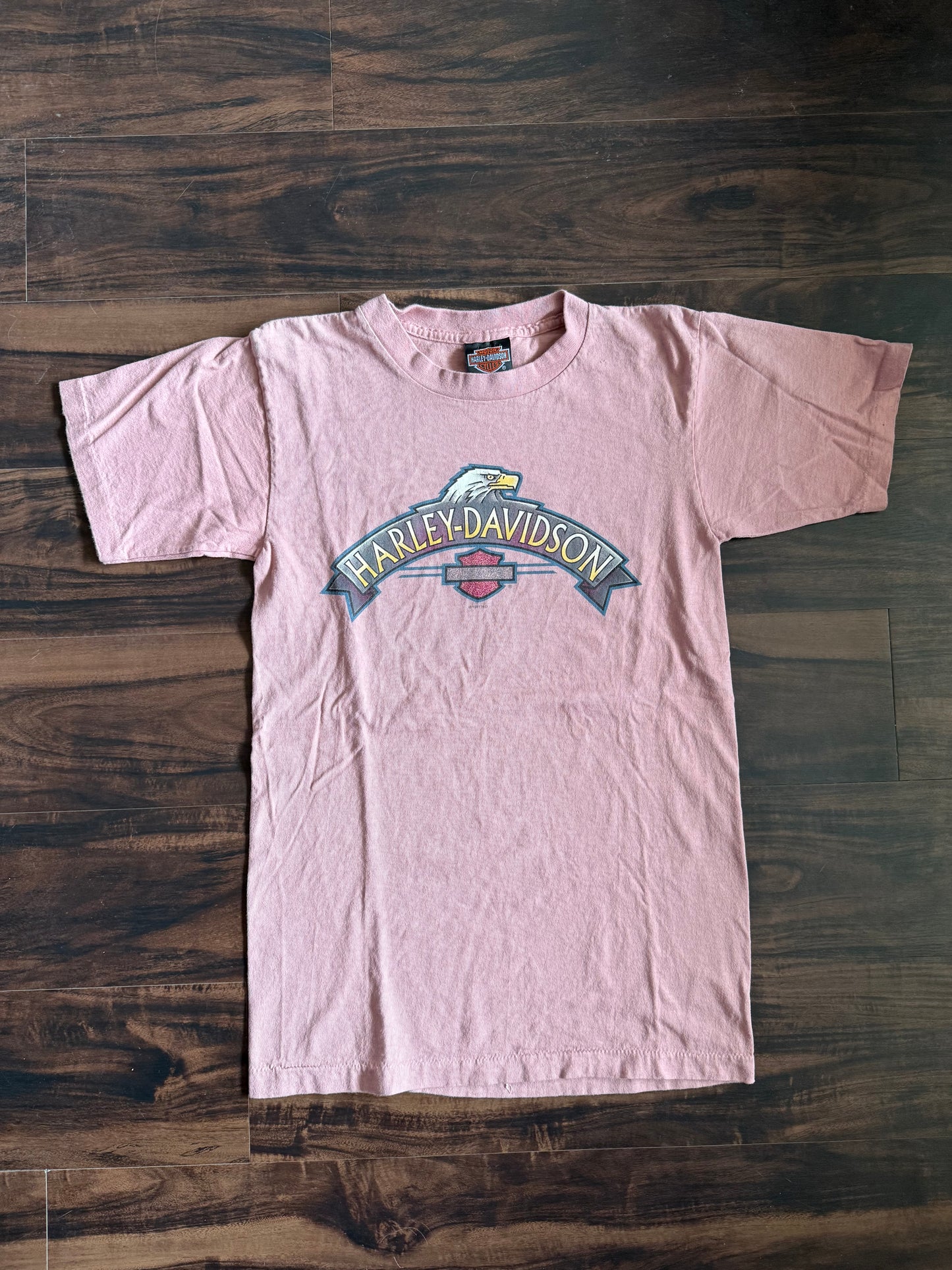Vintage Harley Davidson Eagle Light Brown T-Shirt- S