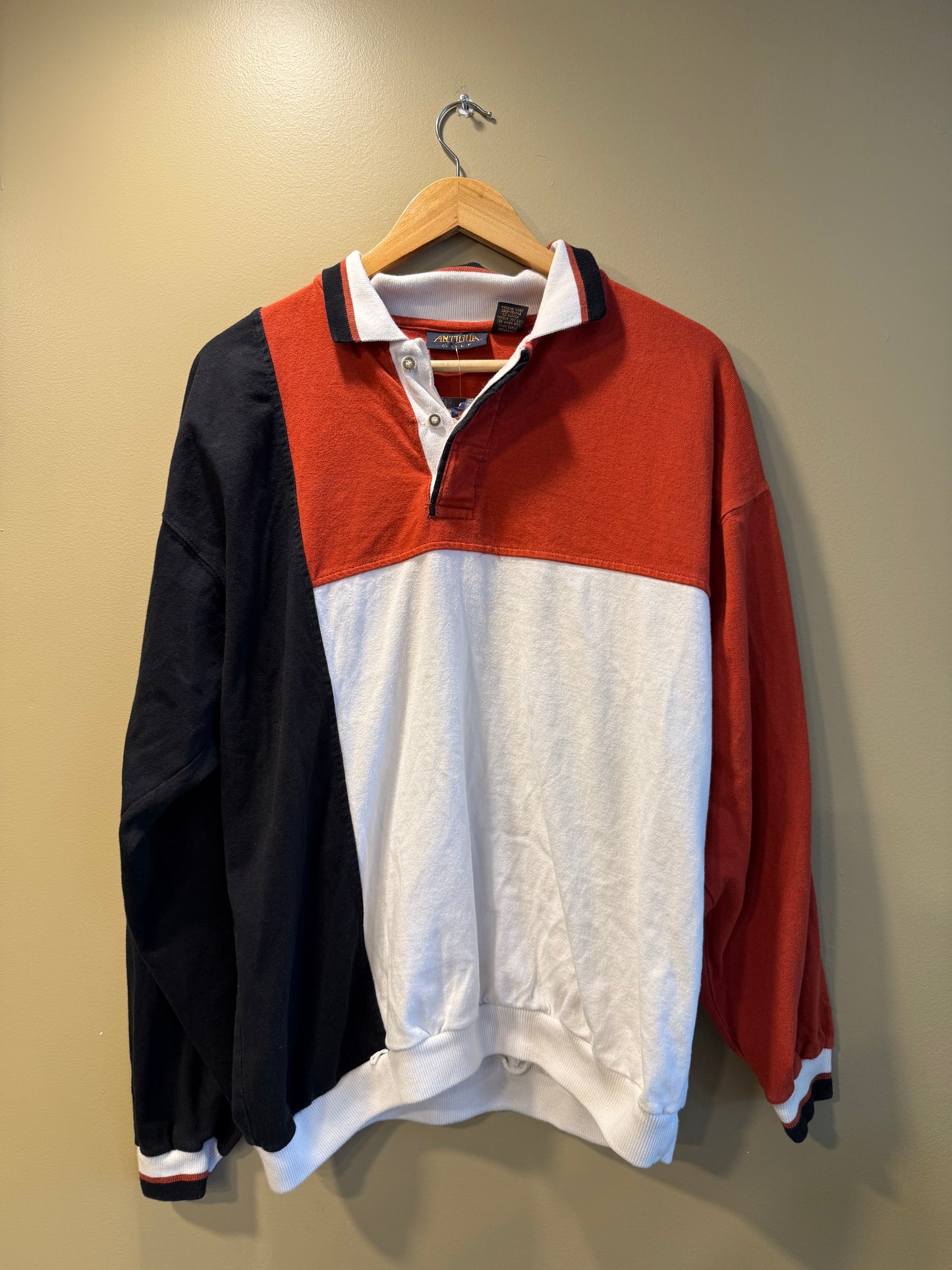 Vintage Antigua Golf Longsleeve Collared Shirt- XL