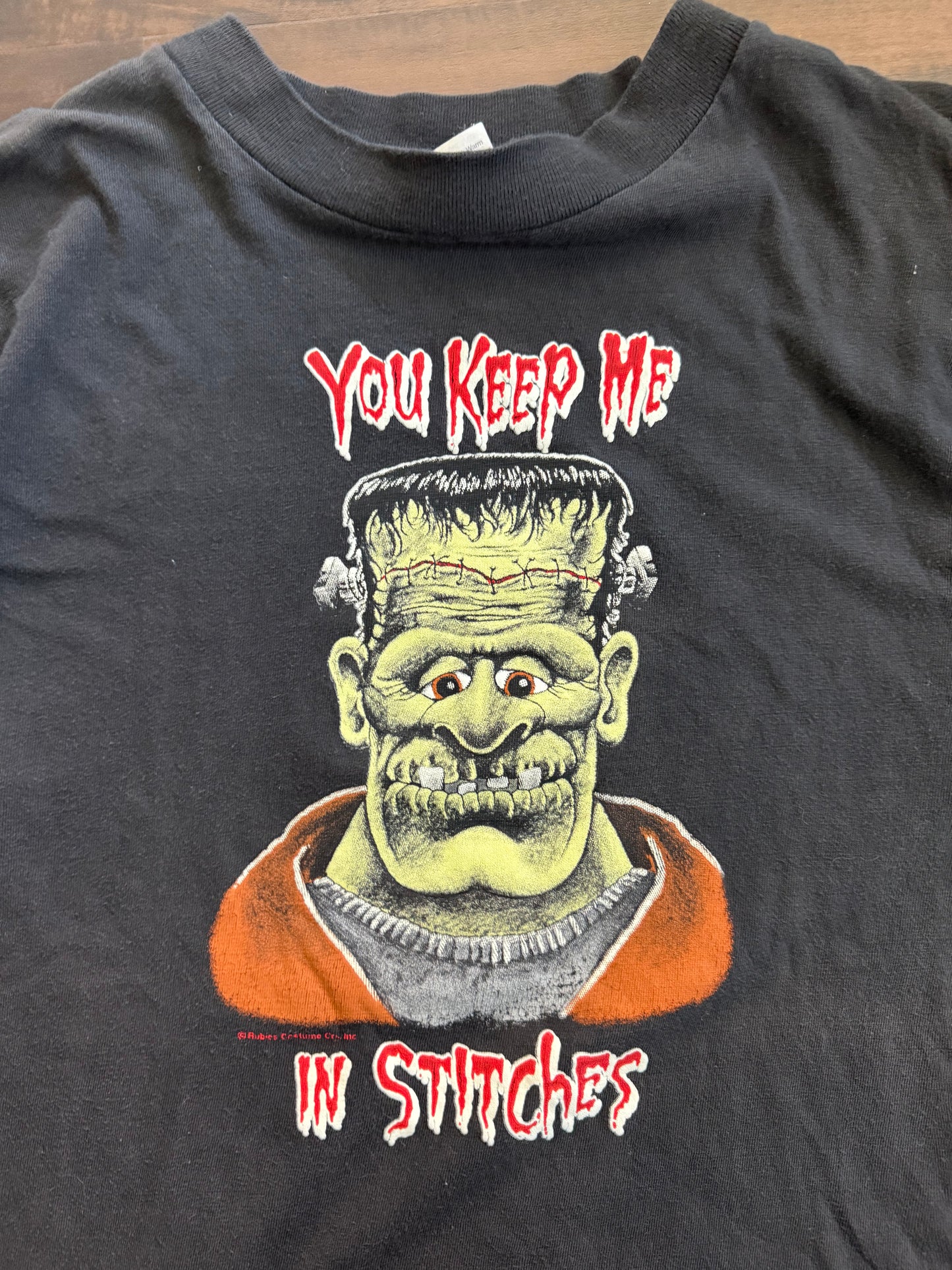Vintage 1980’s Frankenstein You Keep Me In Stitches T-Shirt- S/M