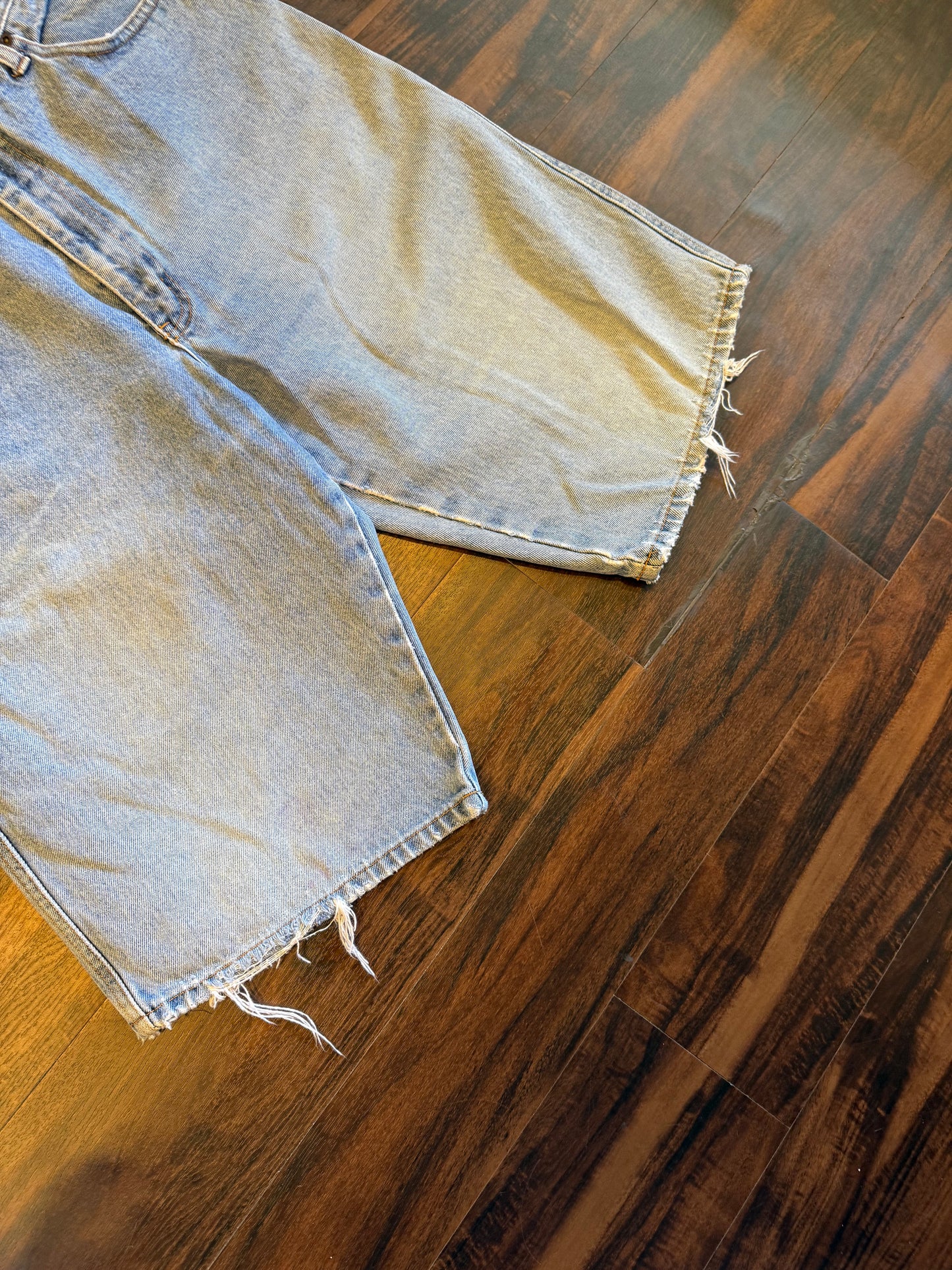 Vintage Brian Brothers Light Wash Streetwear Jean Shorts- 32