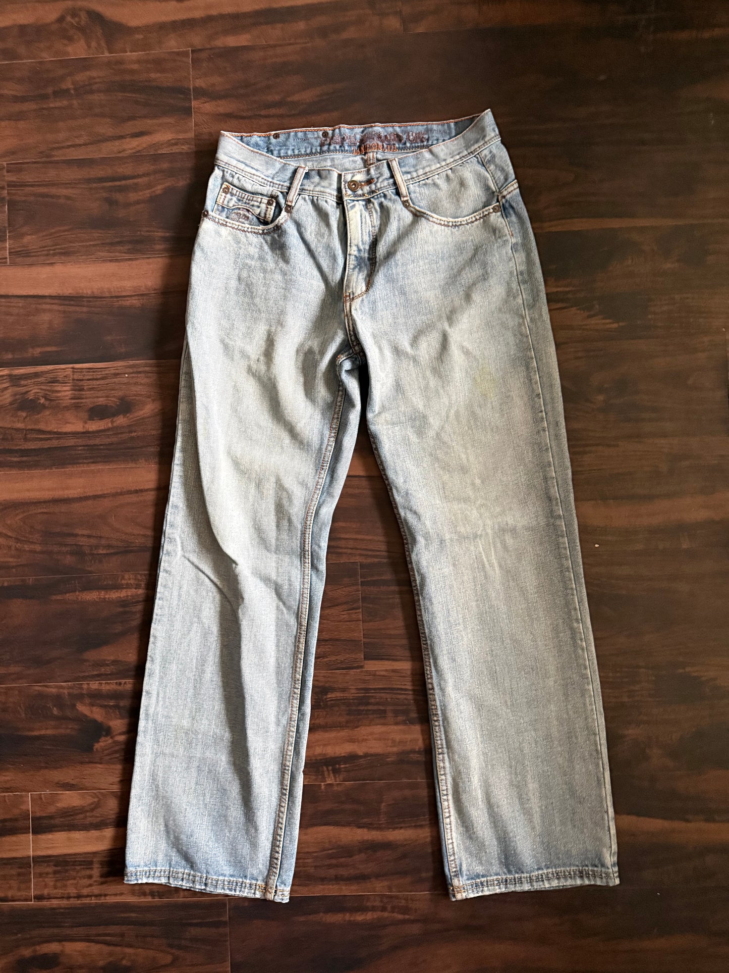 Vintage Y2K PePe Jeans London Light Wash Streetwear Denim Jeans- 32x34