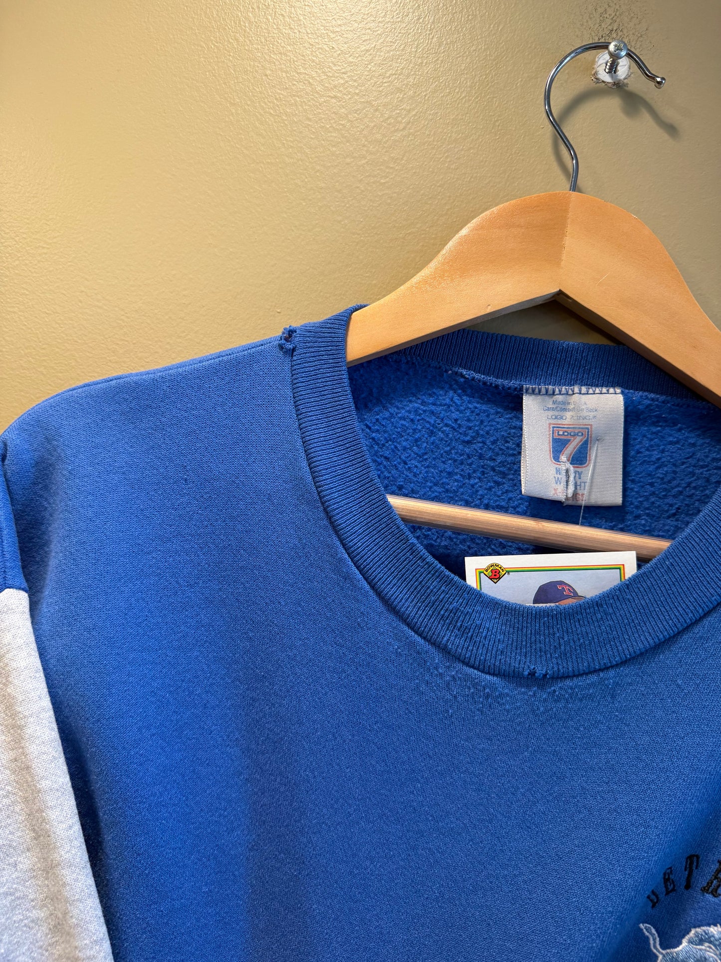Vintage Detroit Lions Two Tone Small Logo Crewneck Sweatshirt- XL