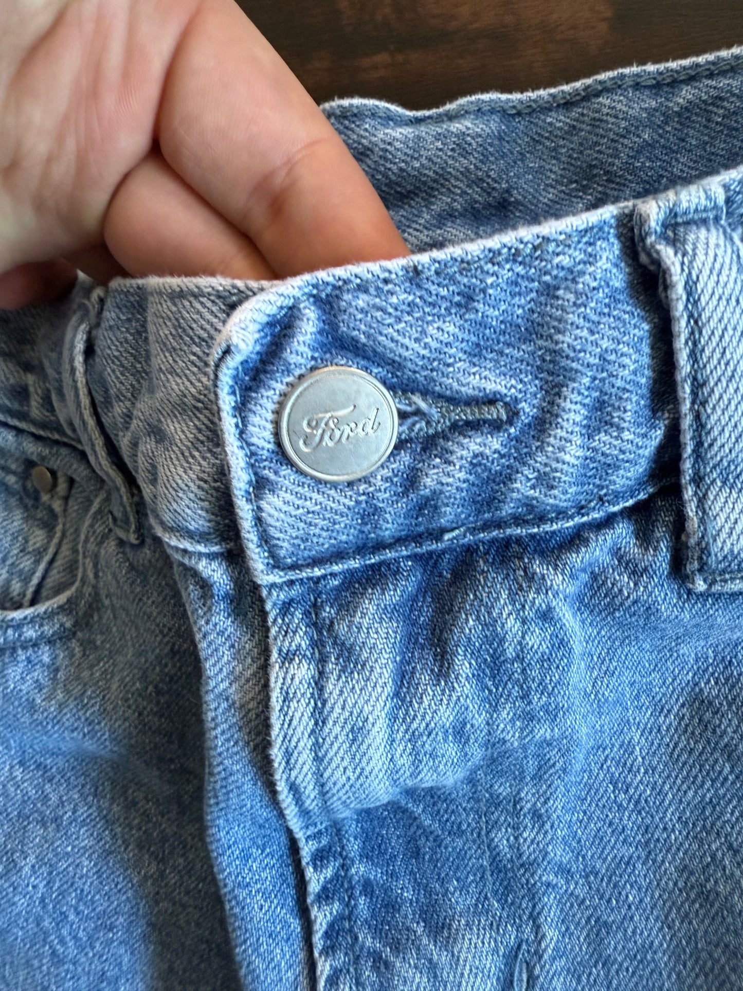 Ford Light Wash Denim Jean Shorts- 29