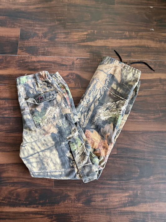 Vintage Mossy Oak Pink Logo Tree Camouflage Cargo Pants- 30x32