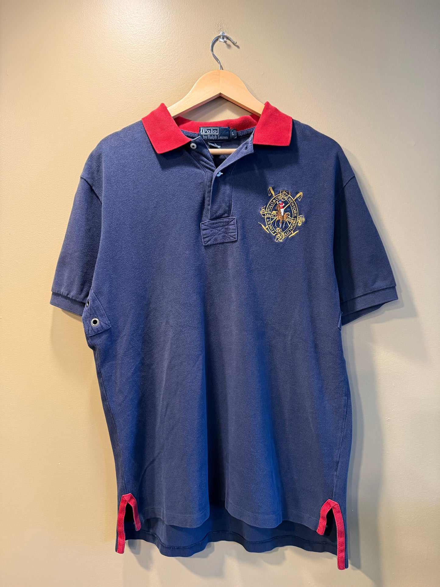 Vintage Polo Ralph Lauren Big Pony Crest Polo Shirt- L